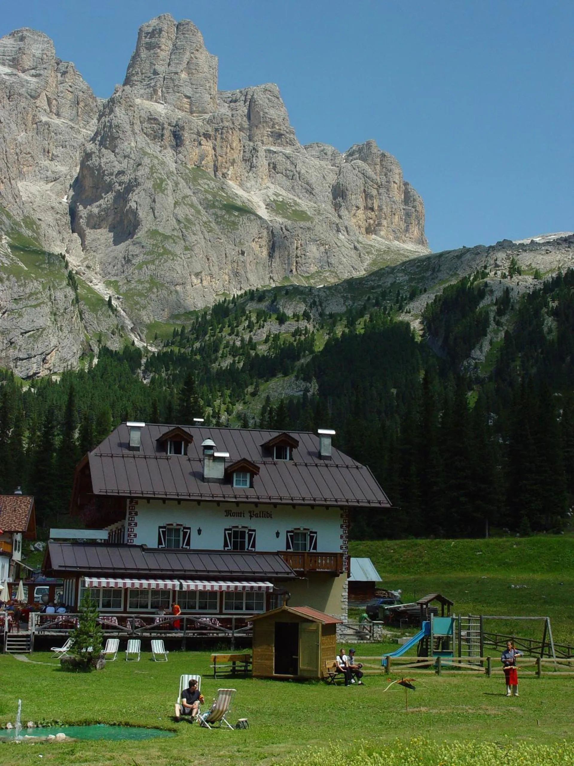 Garden in Rifugio Monti Pallidi