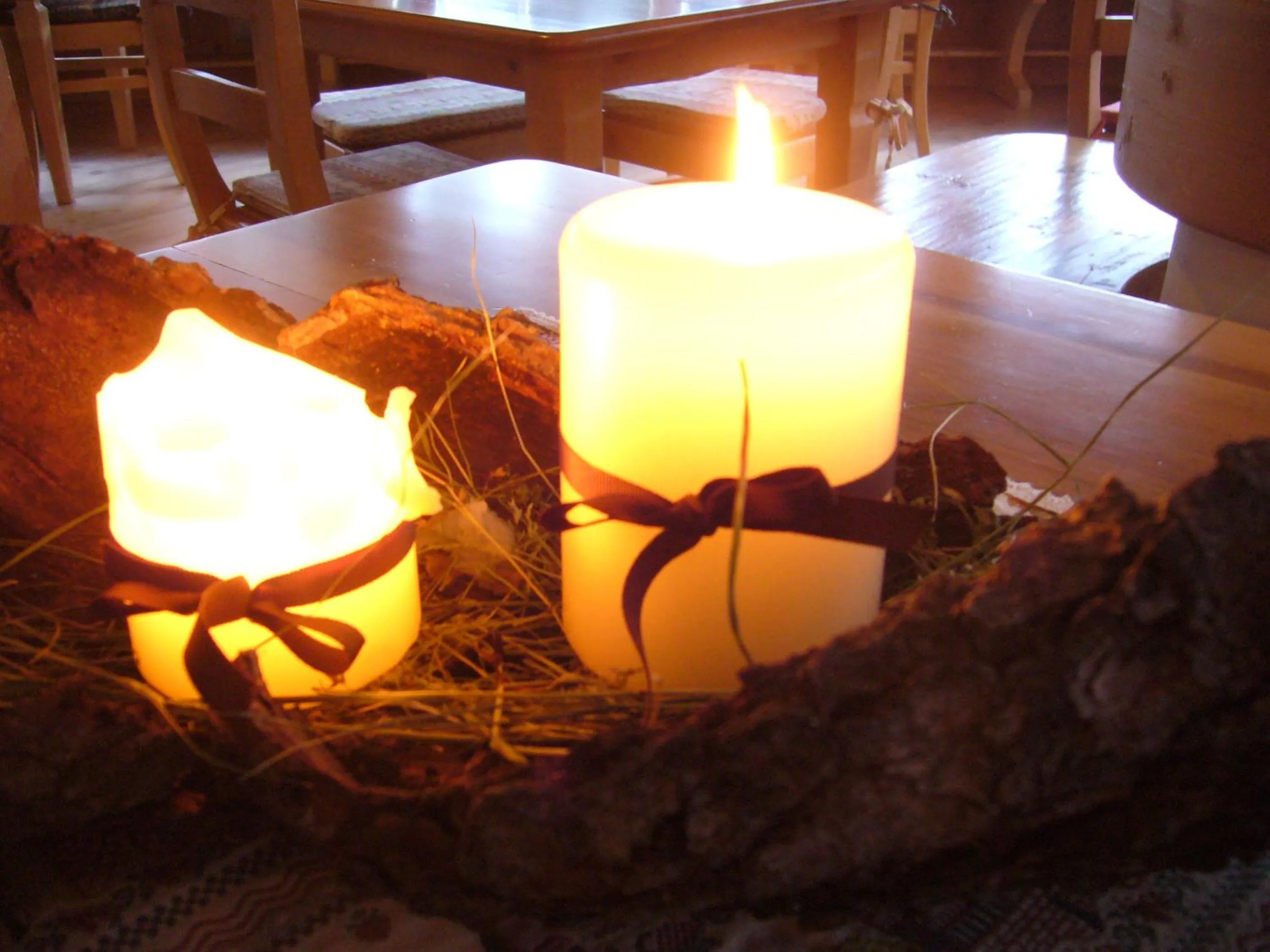 Decorative detail in Rifugio Monti Pallidi