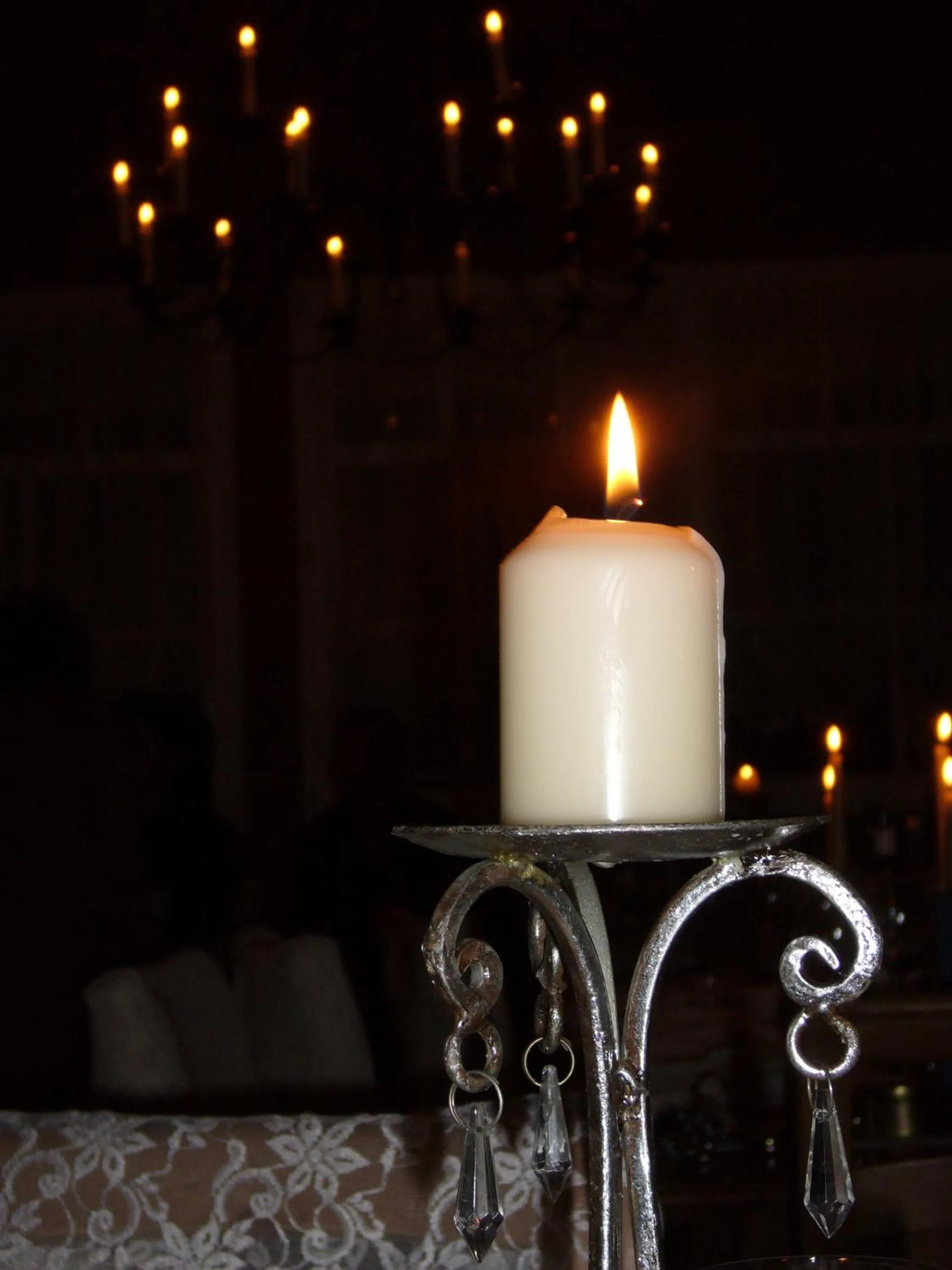 Decorative detail in Rifugio Monti Pallidi