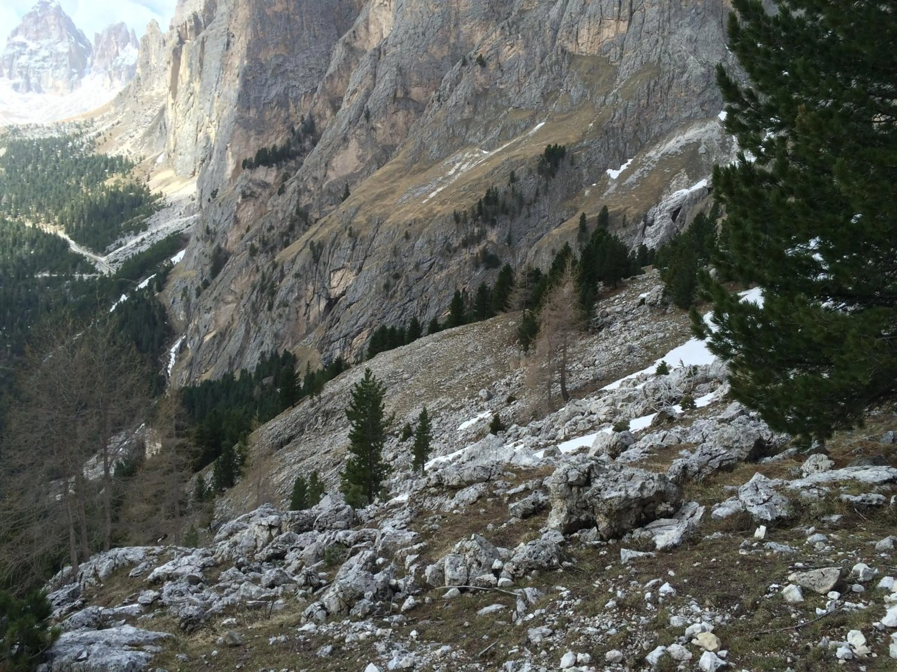 Off site in Rifugio Monti Pallidi