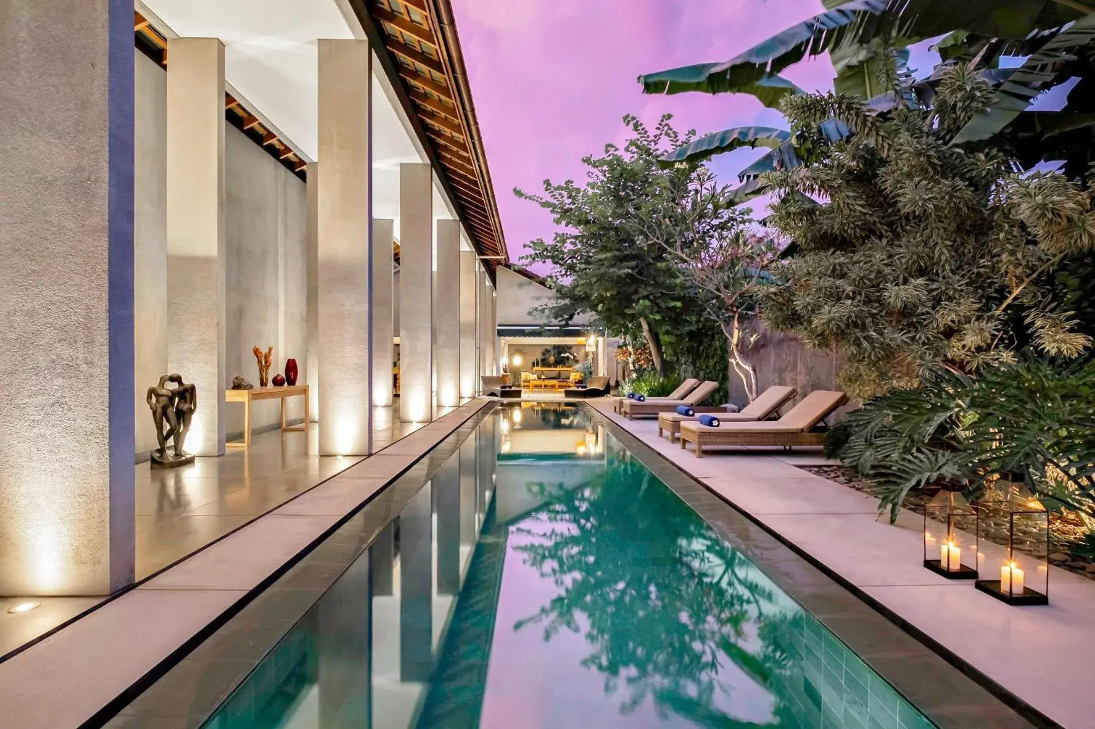 Four-Bedroom Villa with Pool in Mayaloka Villas Seminyak Four-Bedroom Villa with Pool in Mayaloka Villas Seminyak