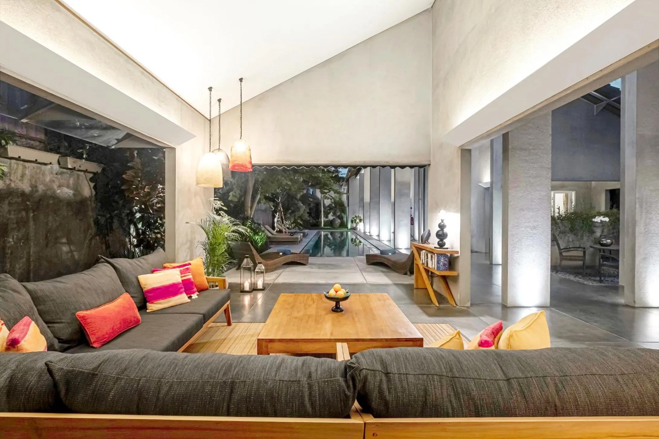 Living room in Mayaloka Villas Seminyak