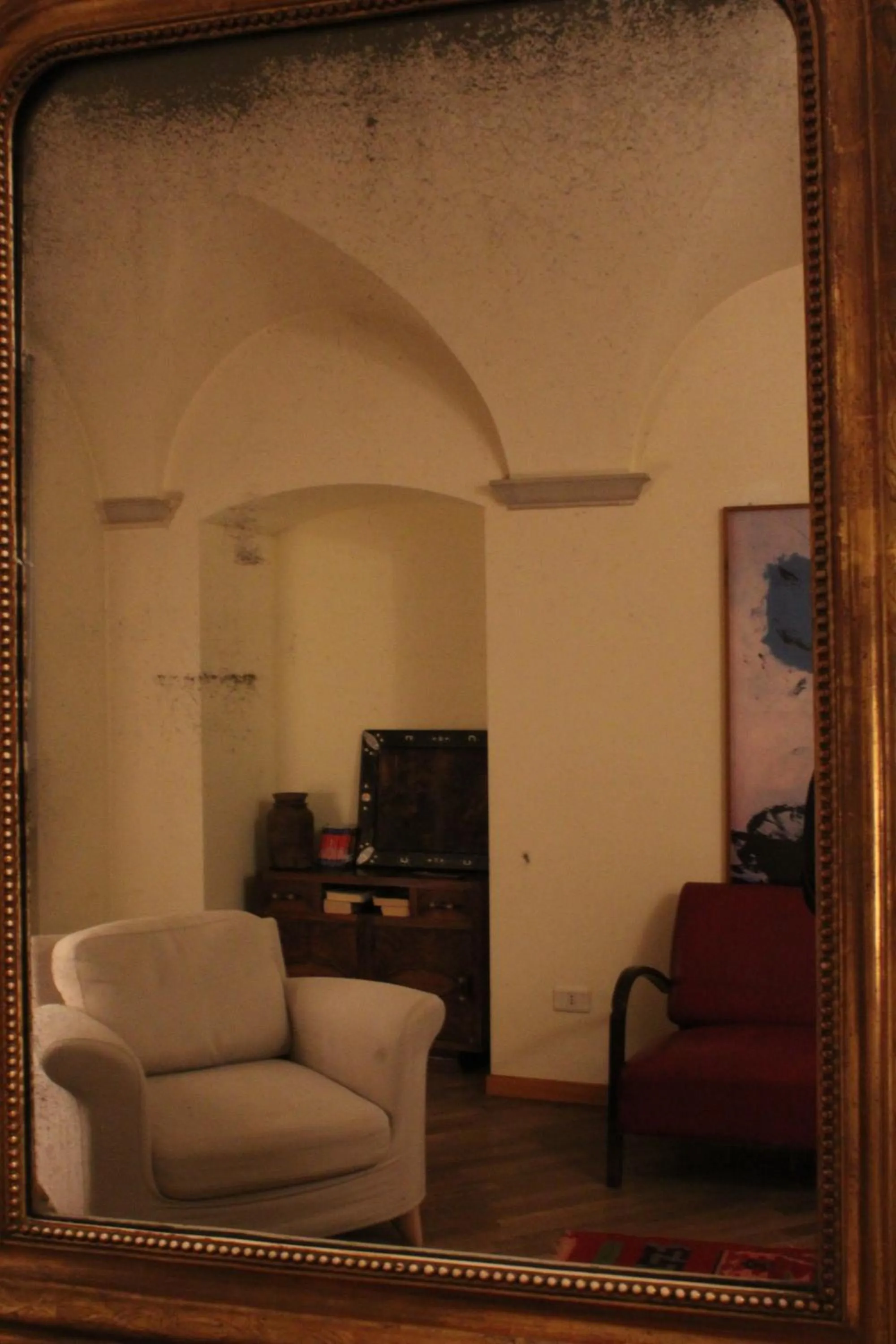 Communal lounge/ TV room in B&B Da Zia Ore