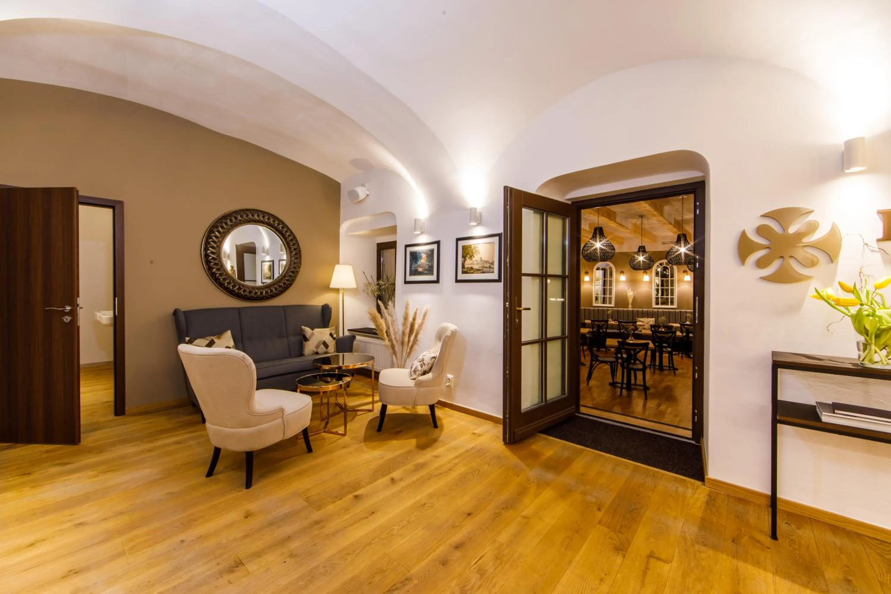 Lobby or reception in BEIGLI Hotel & Garden