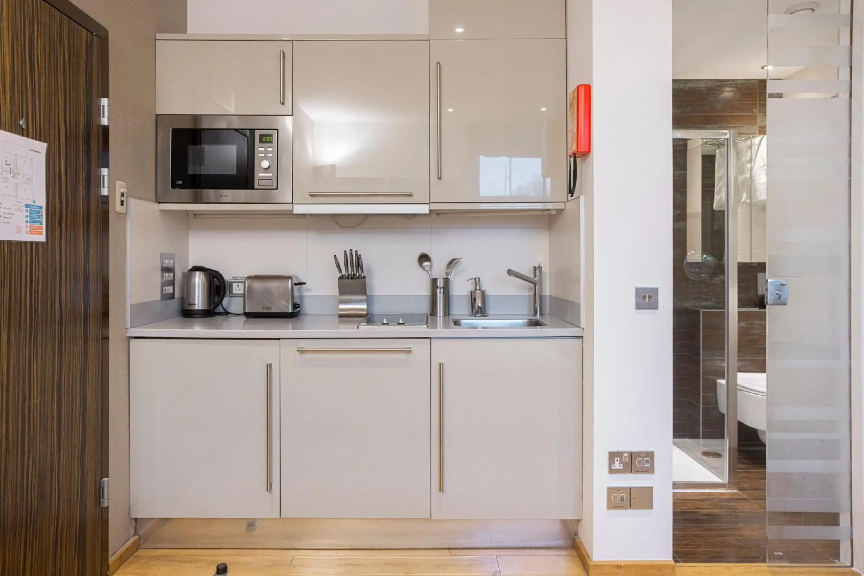 Kitchen or kitchenette in Space ApartHotel