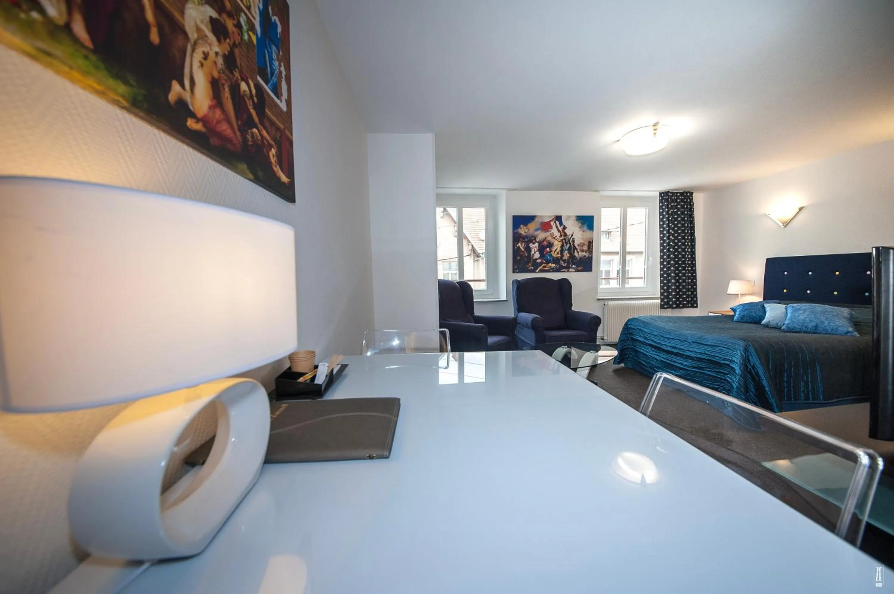 Bed in Relais Lorraine Alsace Pere & Fils