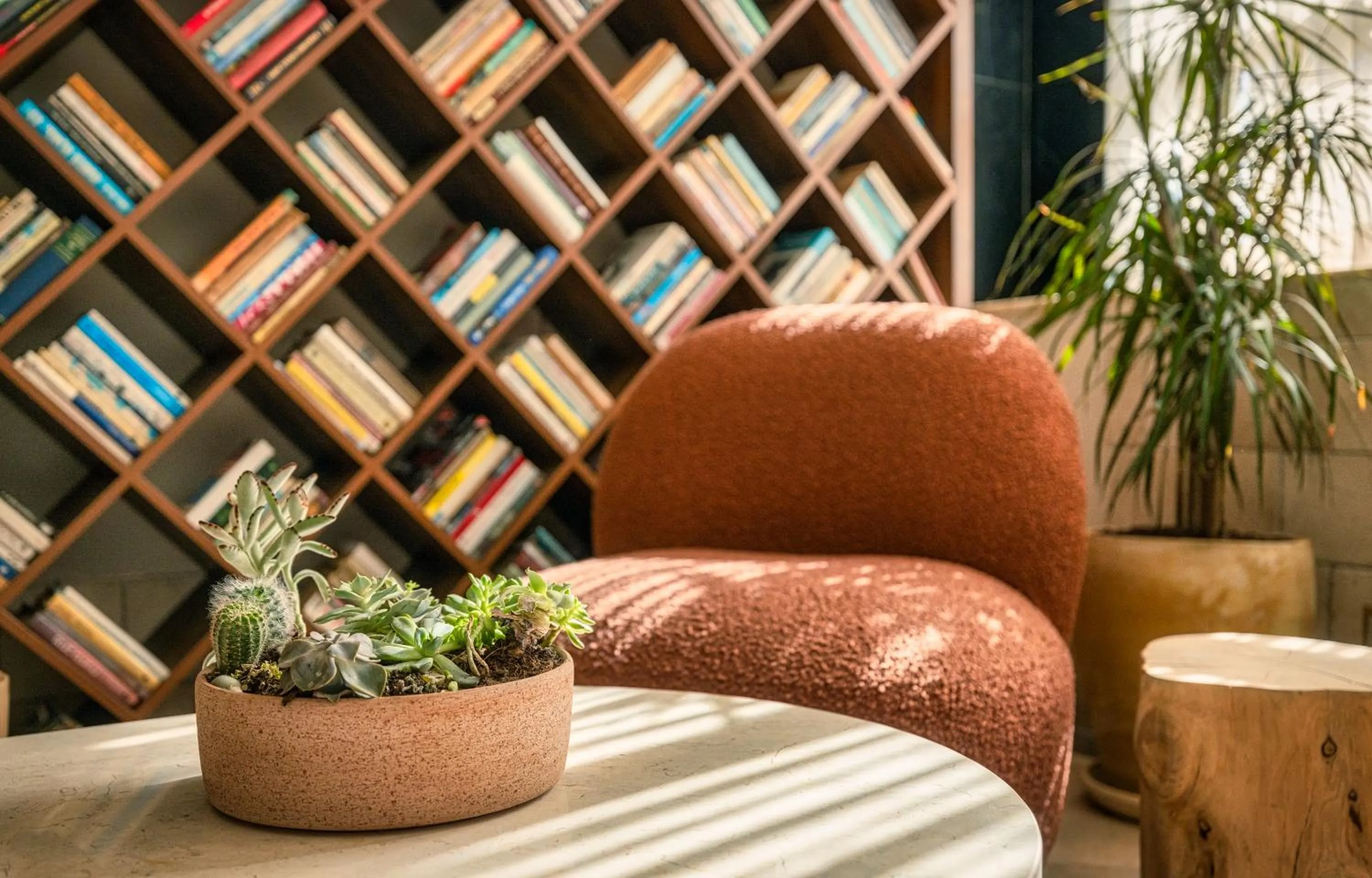 Seating area in Brown Red Sea