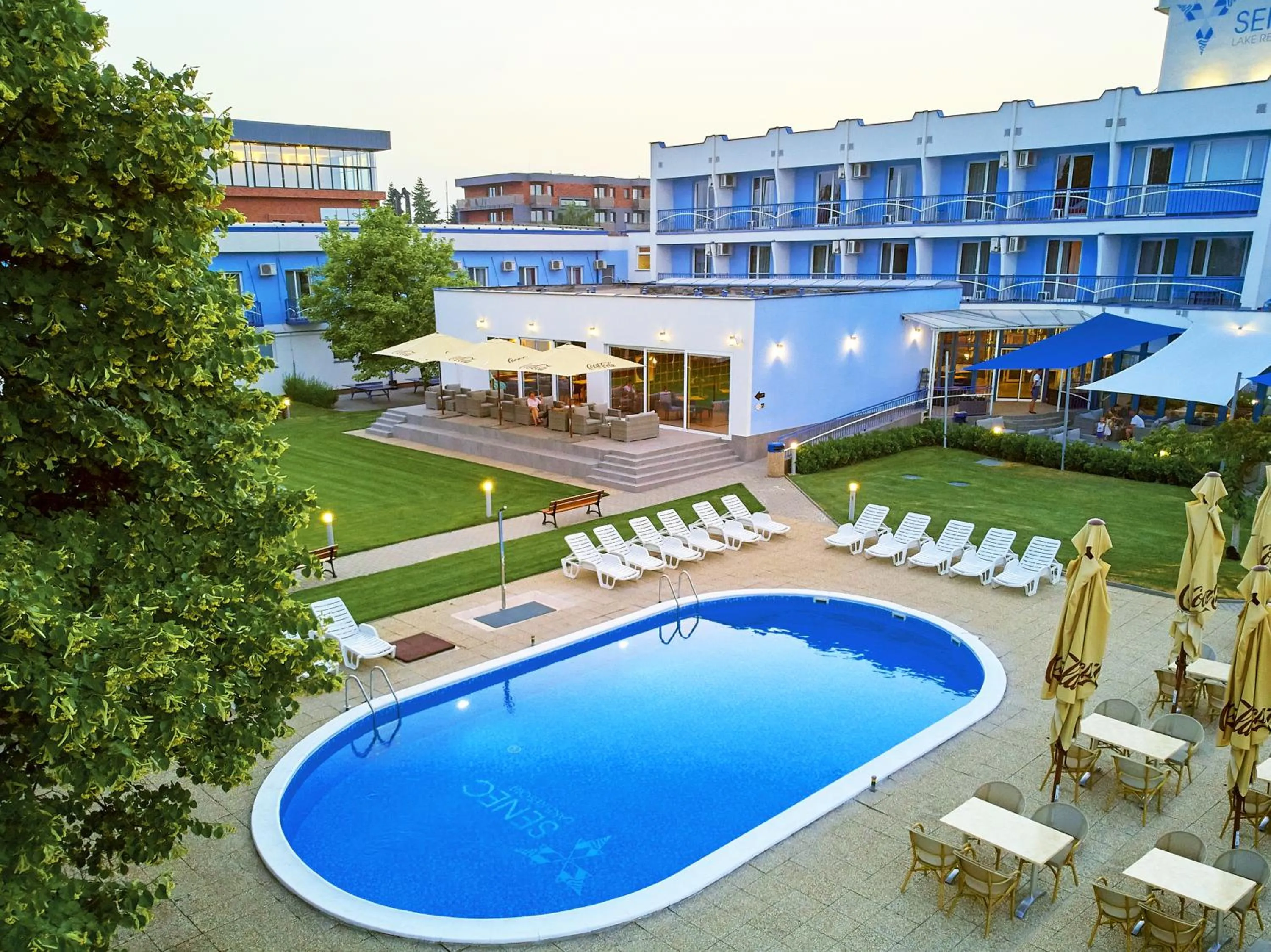 Pool view in Hotel Senec Aqua Resort - Family friendly