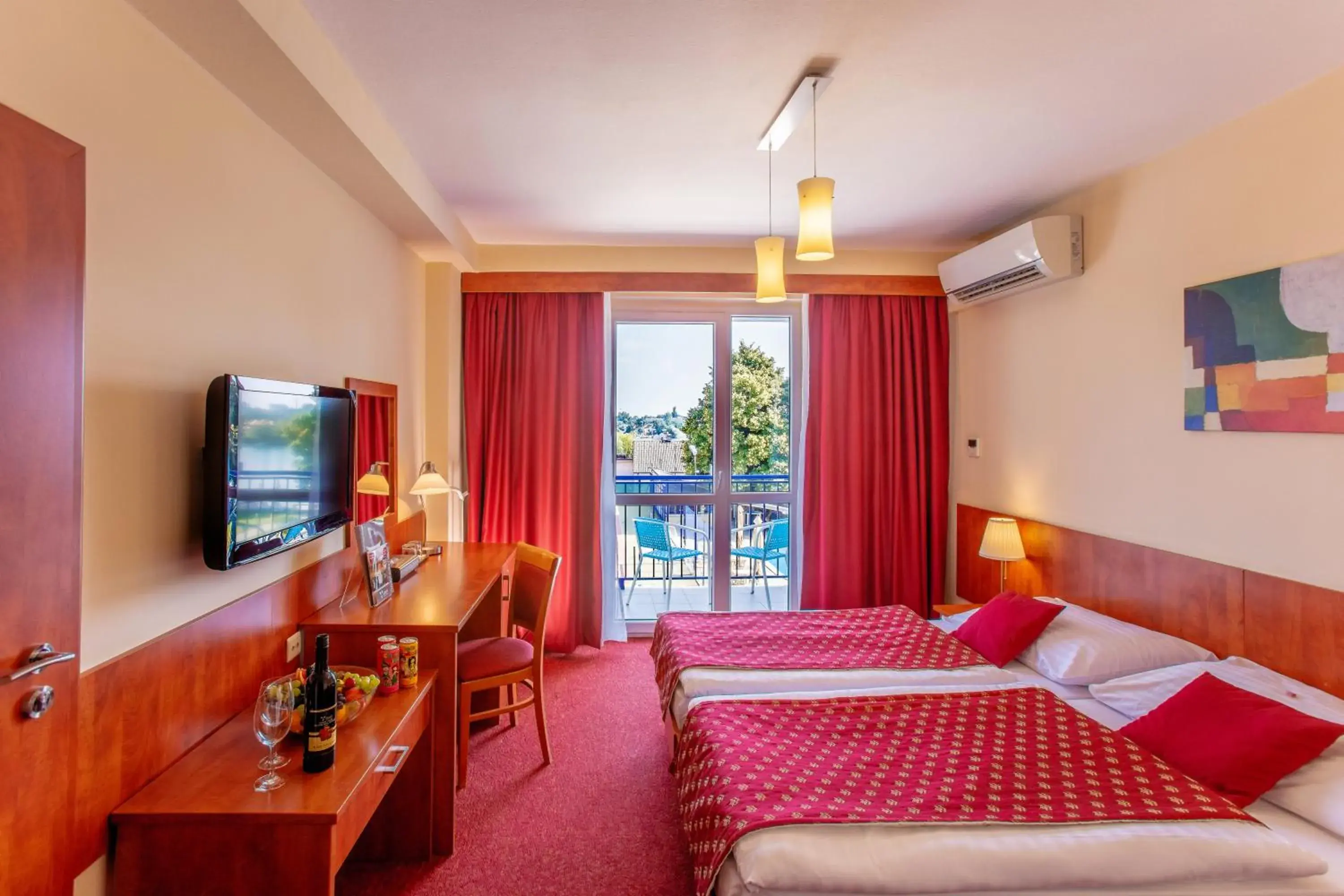 Double Room with Balcony and Aquapark access in Hotel Senec Aqua Resort - Family friendly Double Room with Balcony and Aquapark access in Hotel Senec Aqua Resort - Family friendly