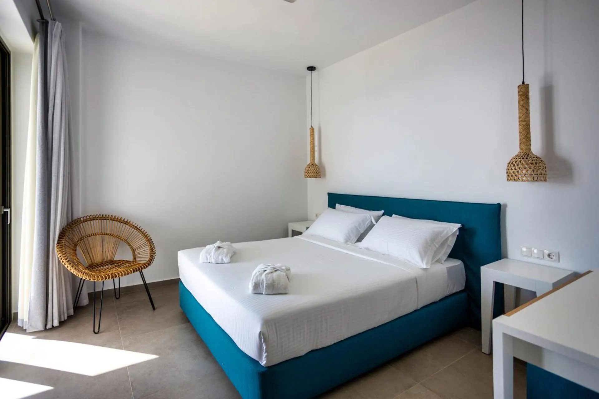 Bed in "Thea" Luxury Apartments with great View