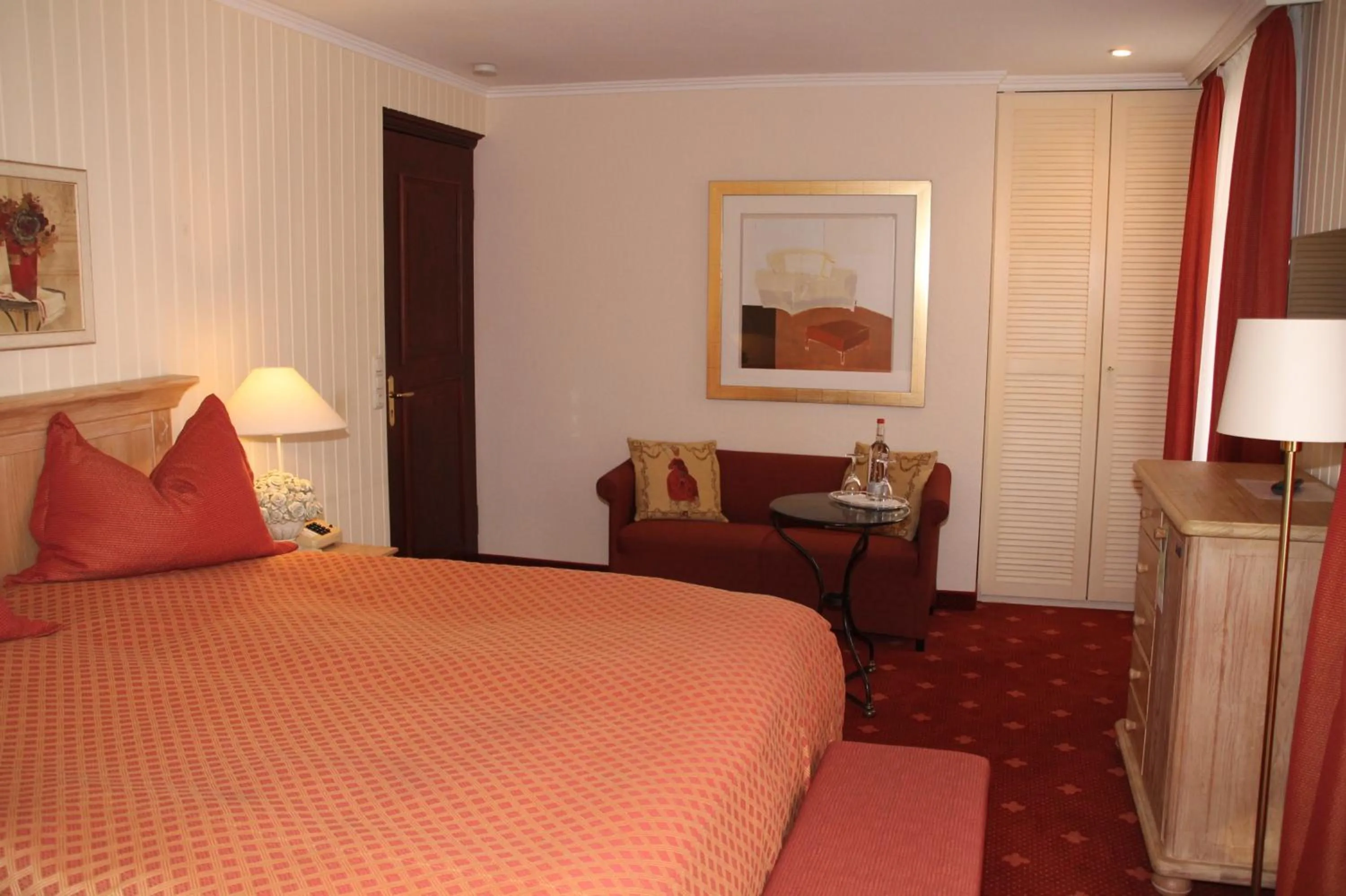 Decorative detail, Bed in Romantik im Hotel Villa Röhl