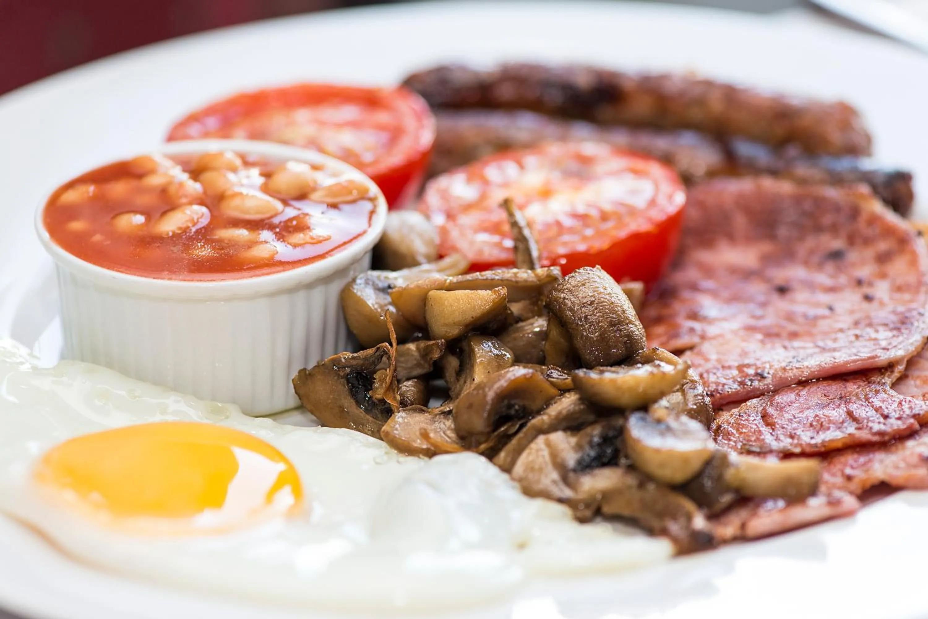 English/Irish breakfast in Spanhoe Lodge