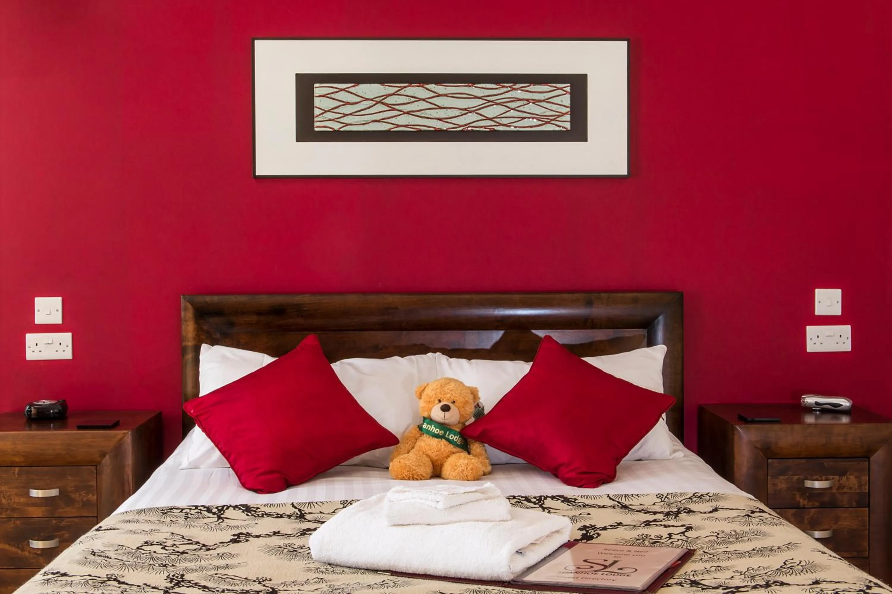 Bed in Spanhoe Lodge