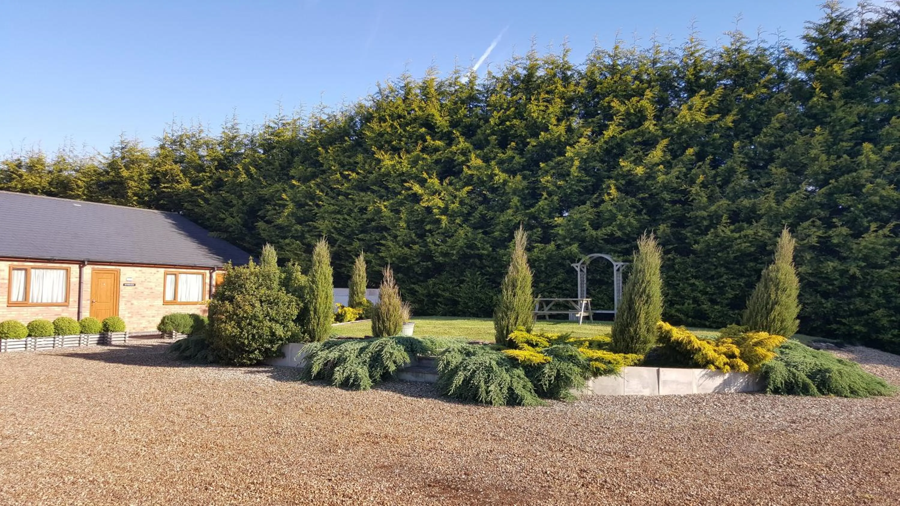 Garden in Spanhoe Lodge