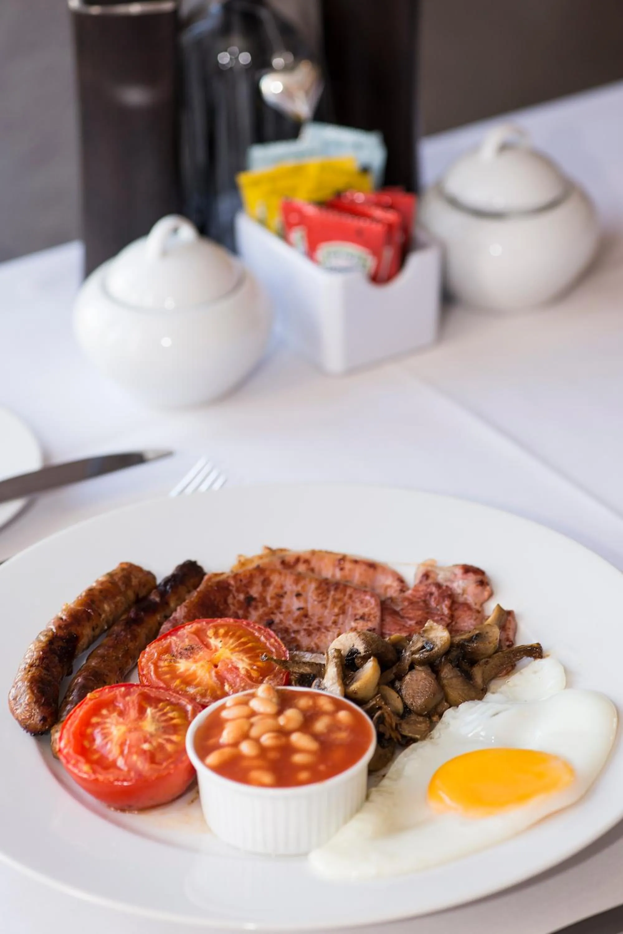 English/Irish breakfast in Spanhoe Lodge