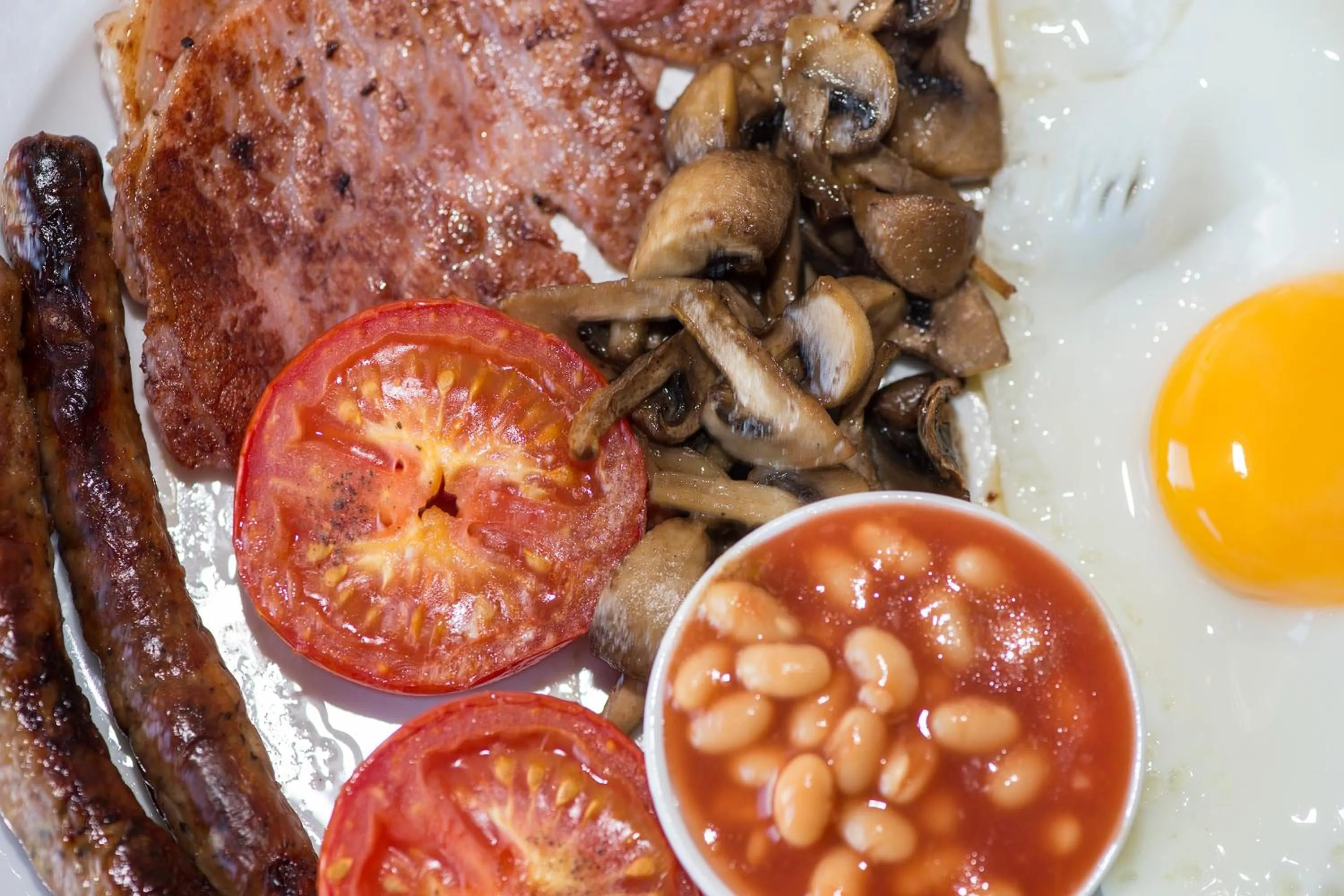 English/Irish breakfast in Spanhoe Lodge