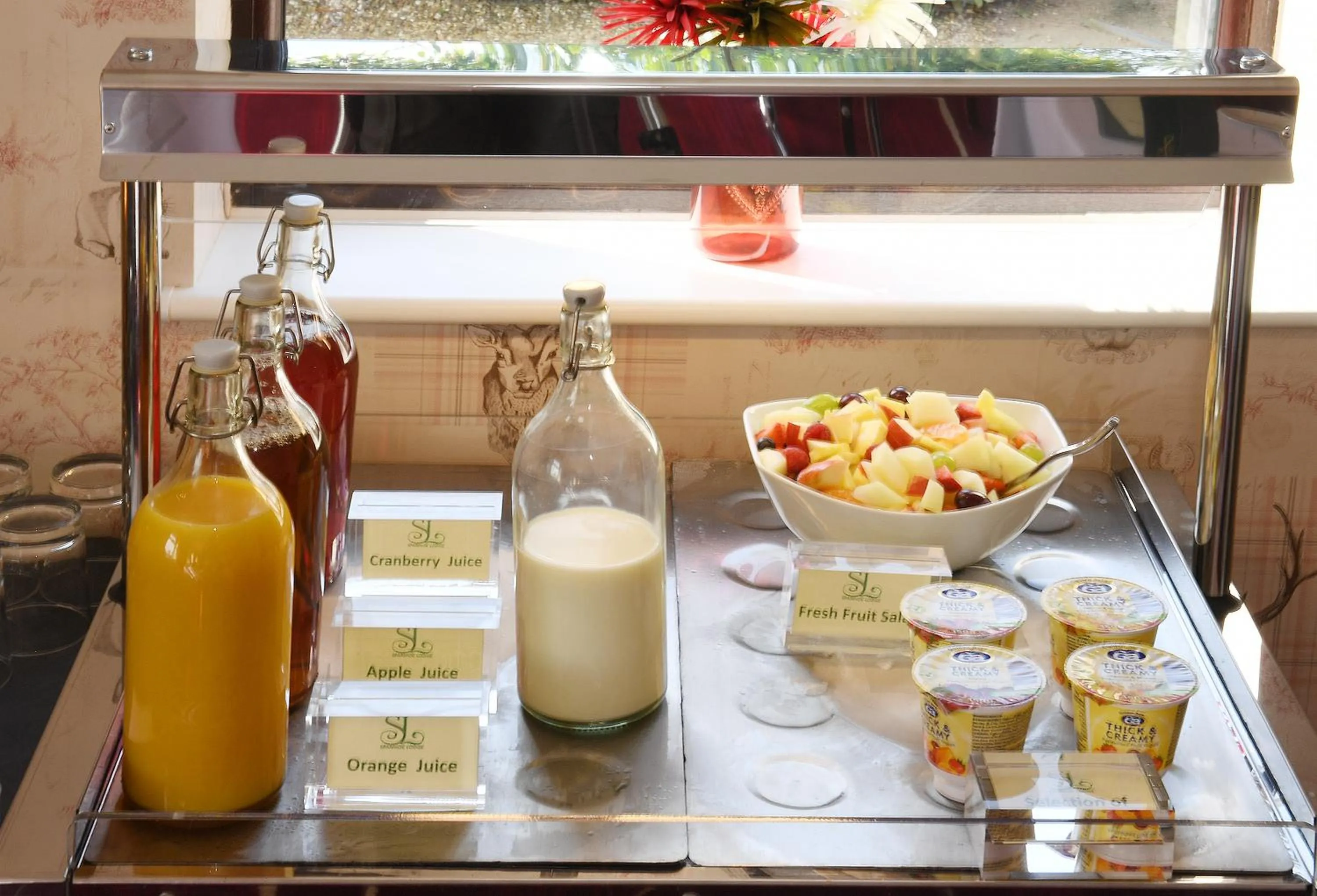 Food and drinks in Spanhoe Lodge