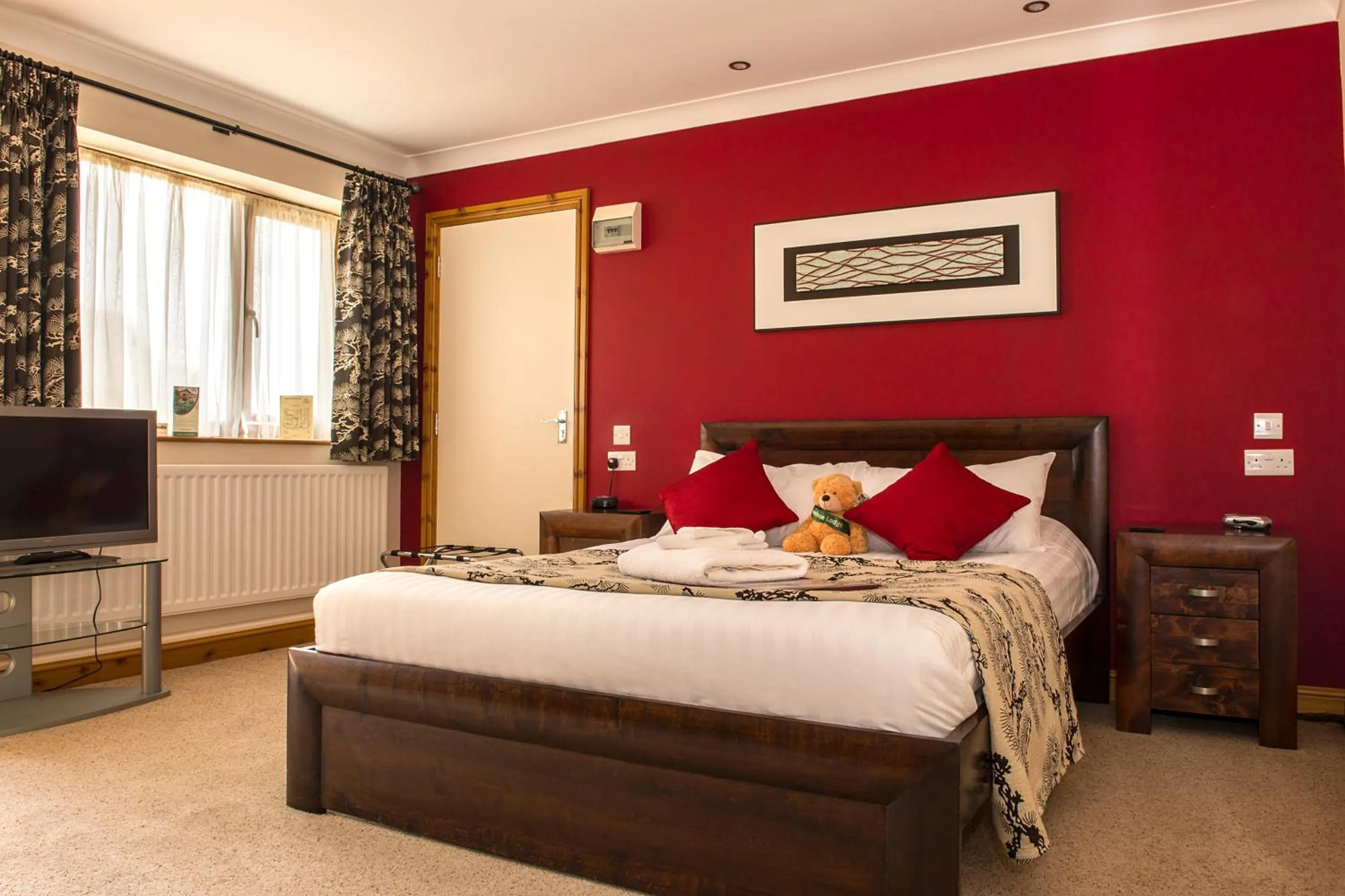 Bed in Spanhoe Lodge