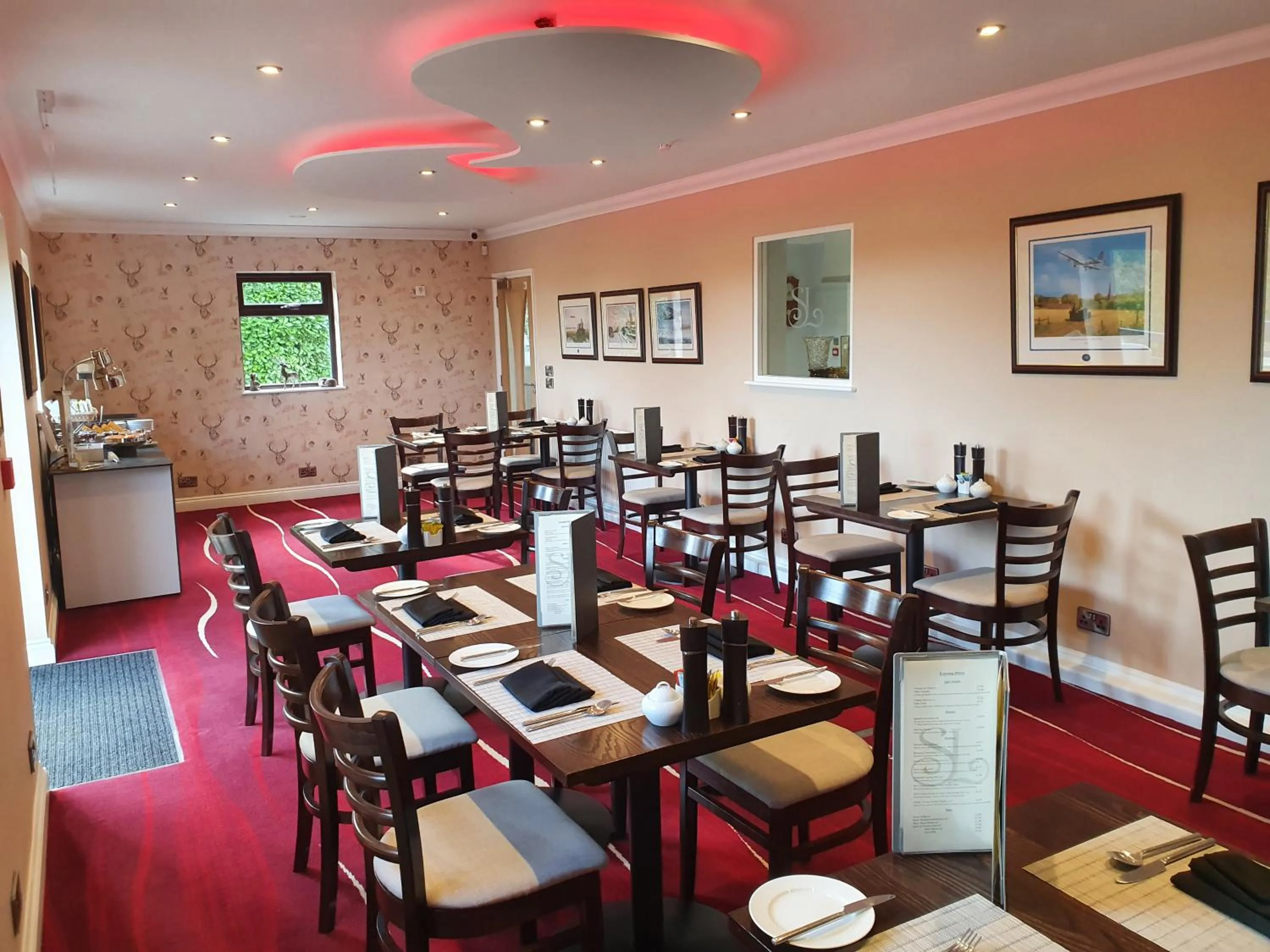 Patio in Spanhoe Lodge