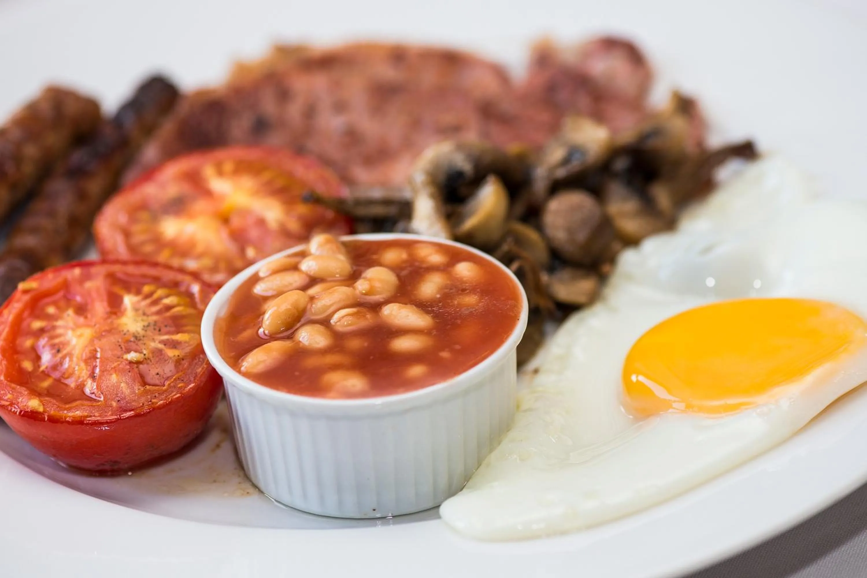 English/Irish breakfast in Spanhoe Lodge