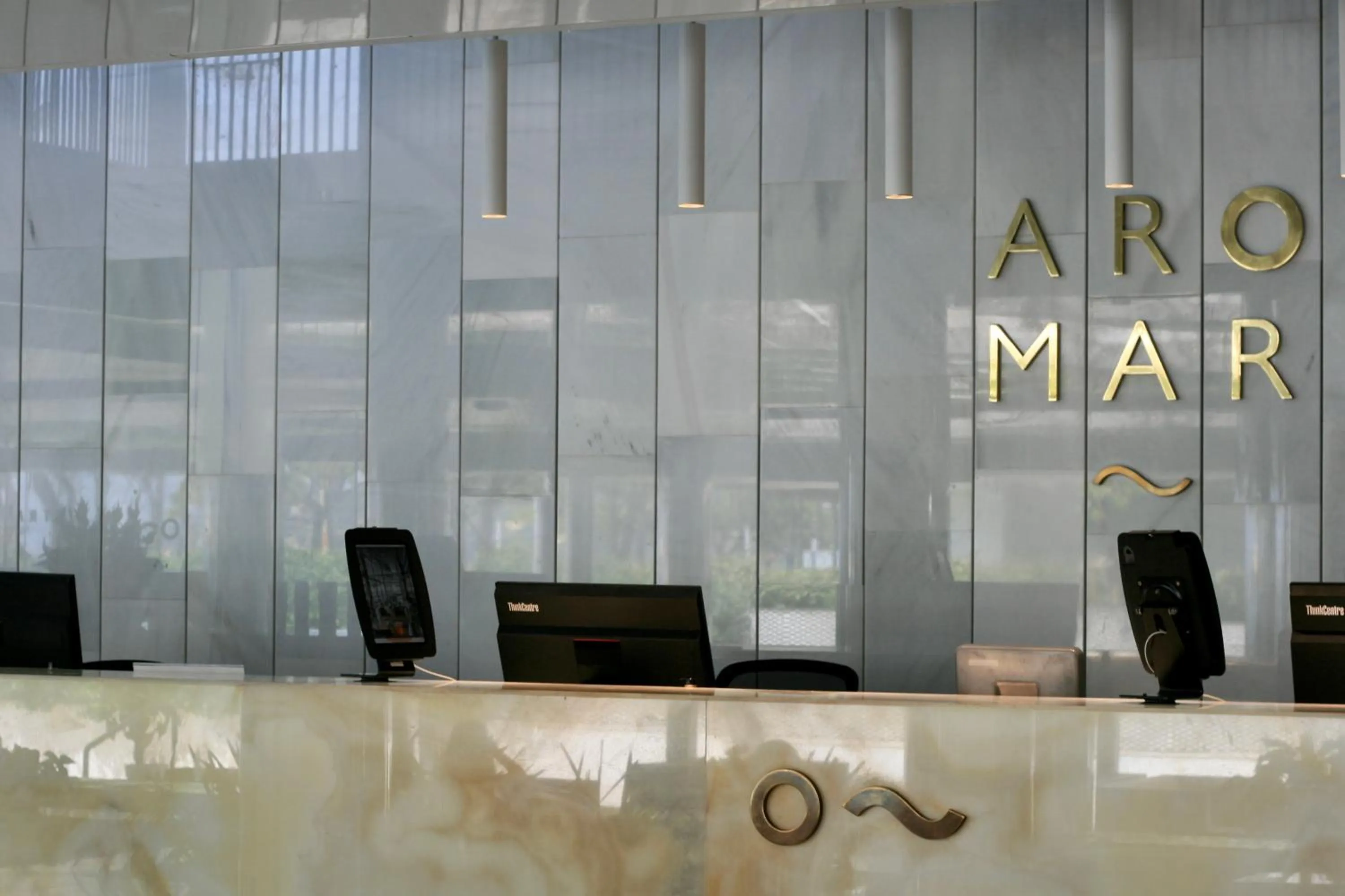 Lobby or reception in Hotel Aromar