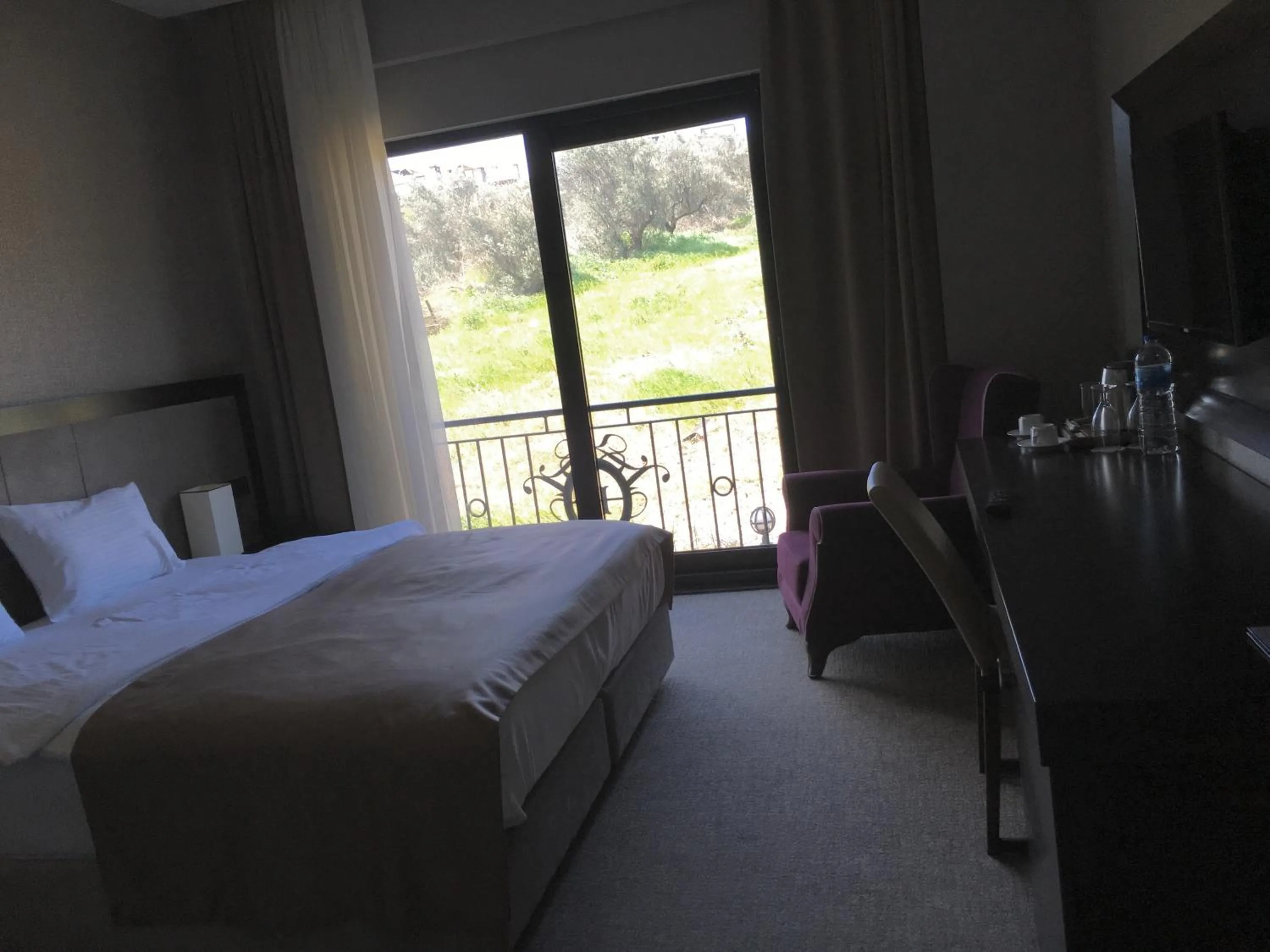 Bed in Heybeli Hotel