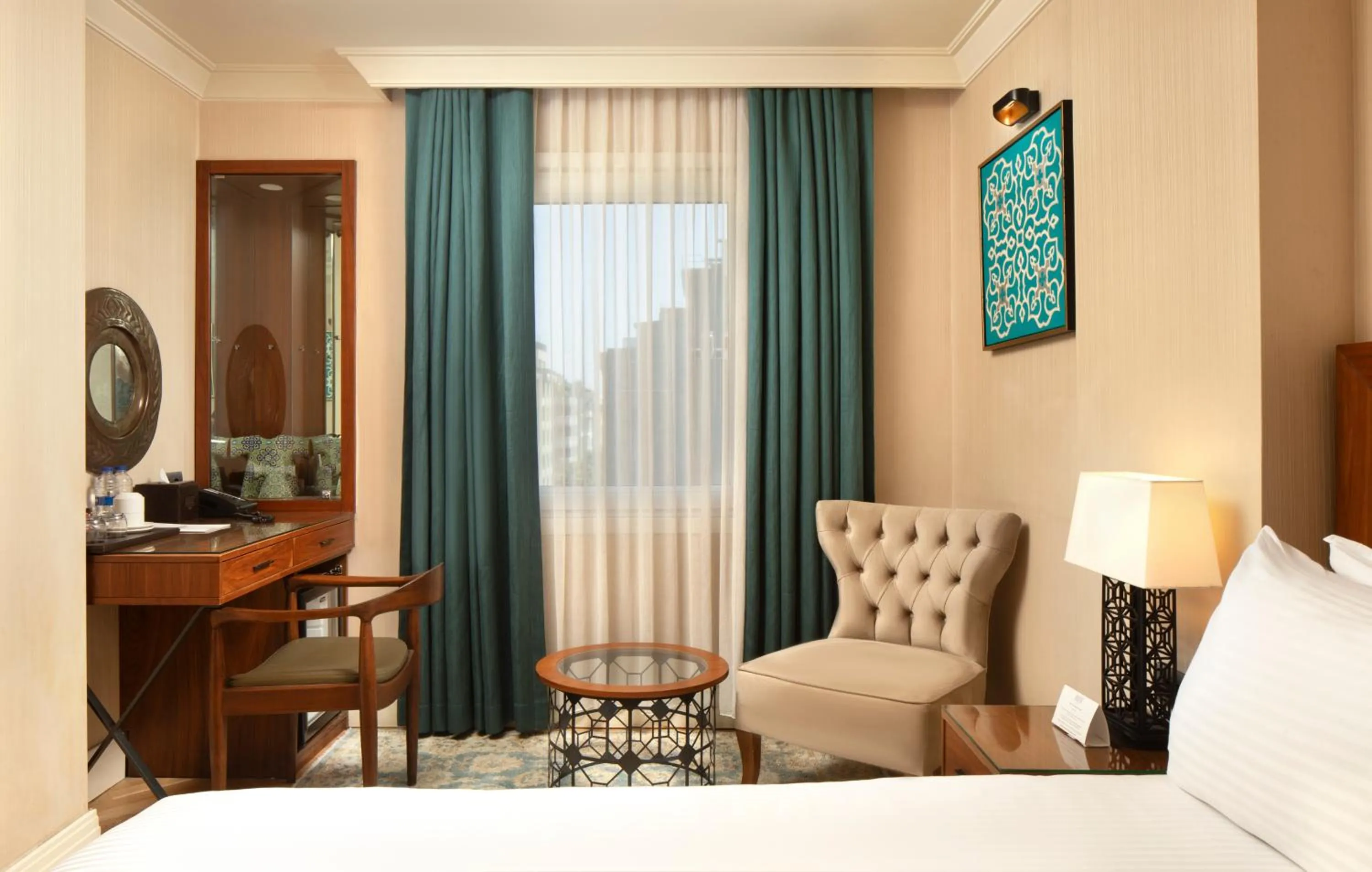 Seating area, Bed in Golden Age Hotel Taksim