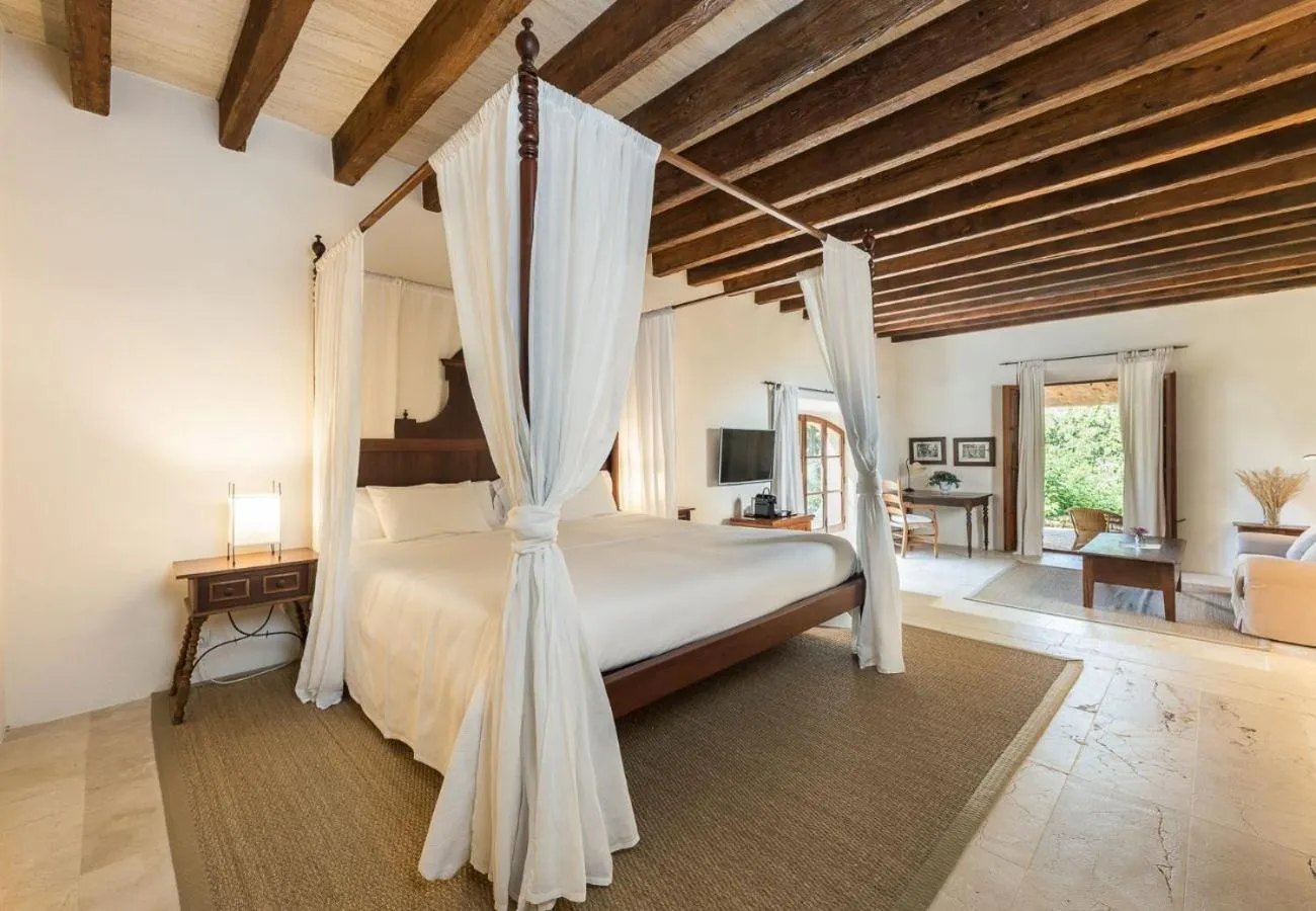 Bed in Belle Son Mas Luxury Finca Hotel