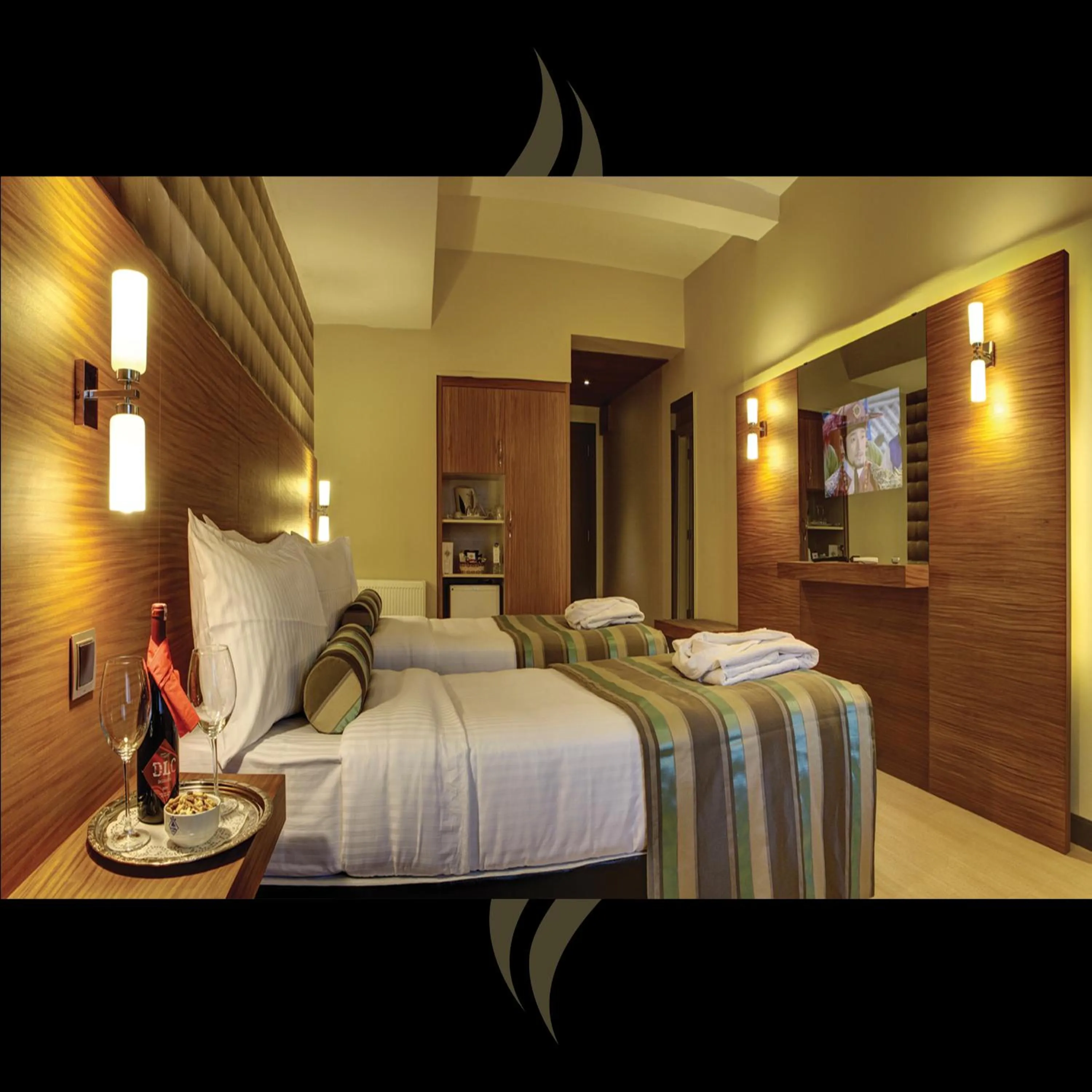 Bedroom, Bed in Susuzlu Atlantis Hotel