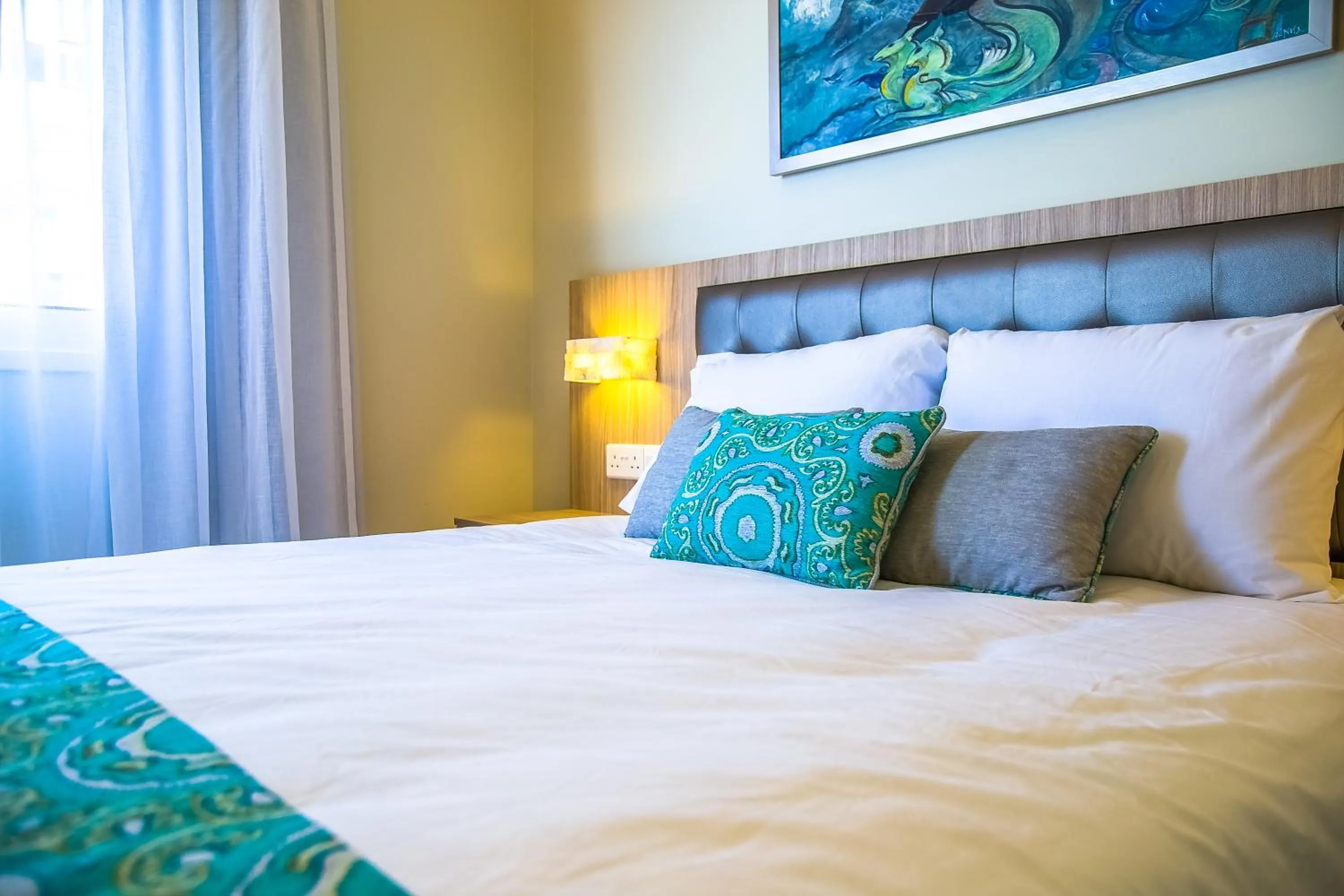 Bedroom, Bed in Zodiac Hotel Apartments