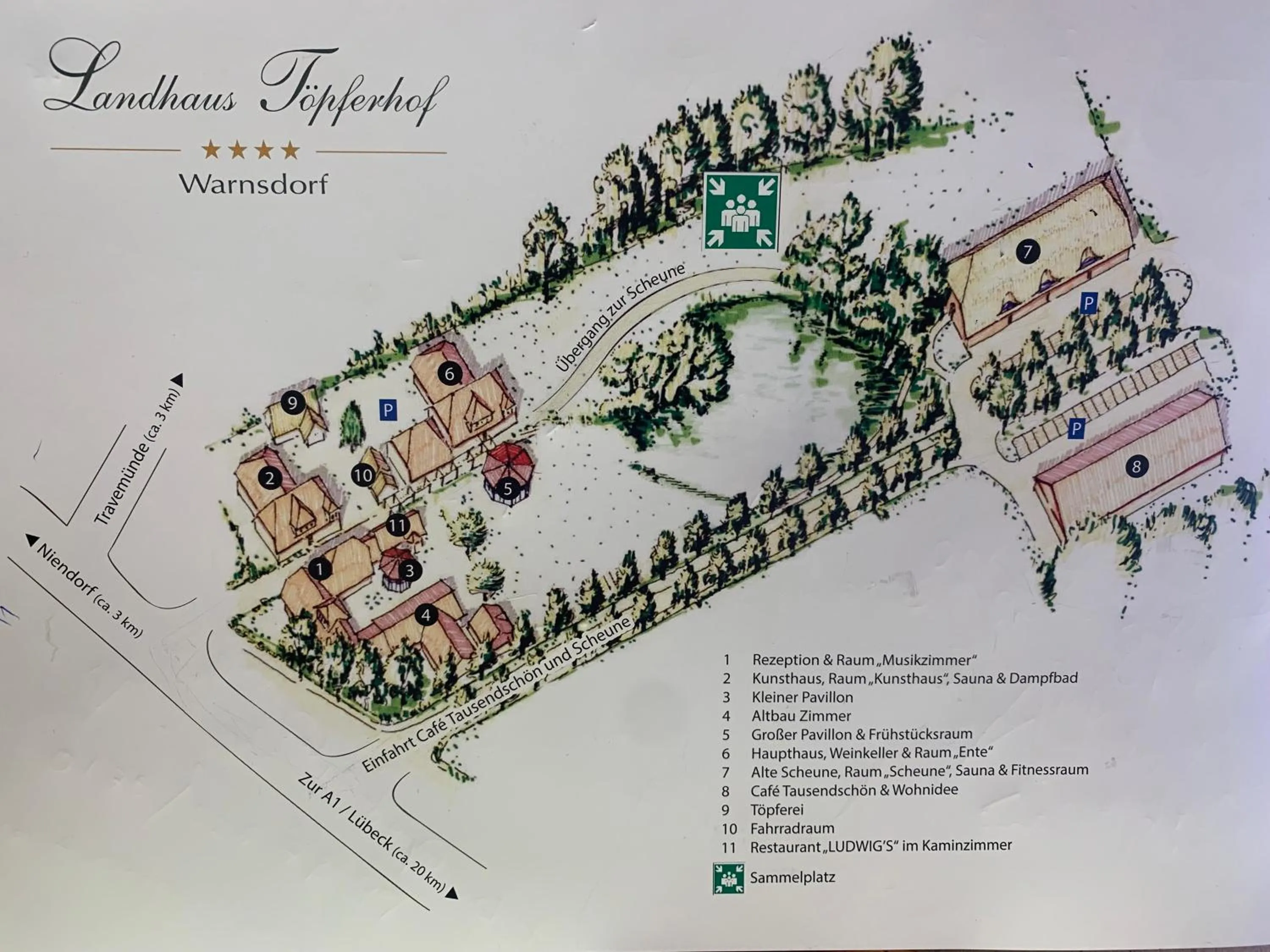 Property building in Landhaus Töpferhof bei Travemünde