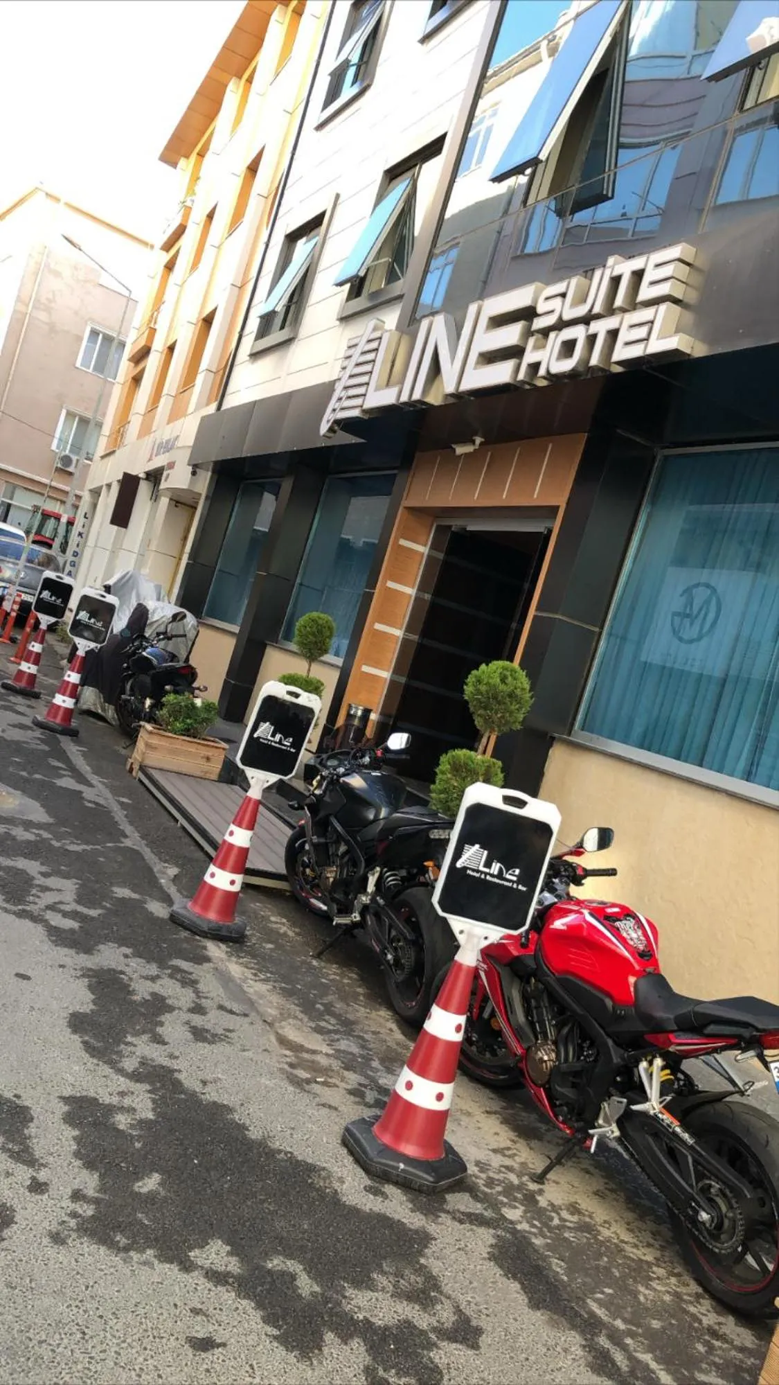 Facade/entrance in Line Suite Hotel