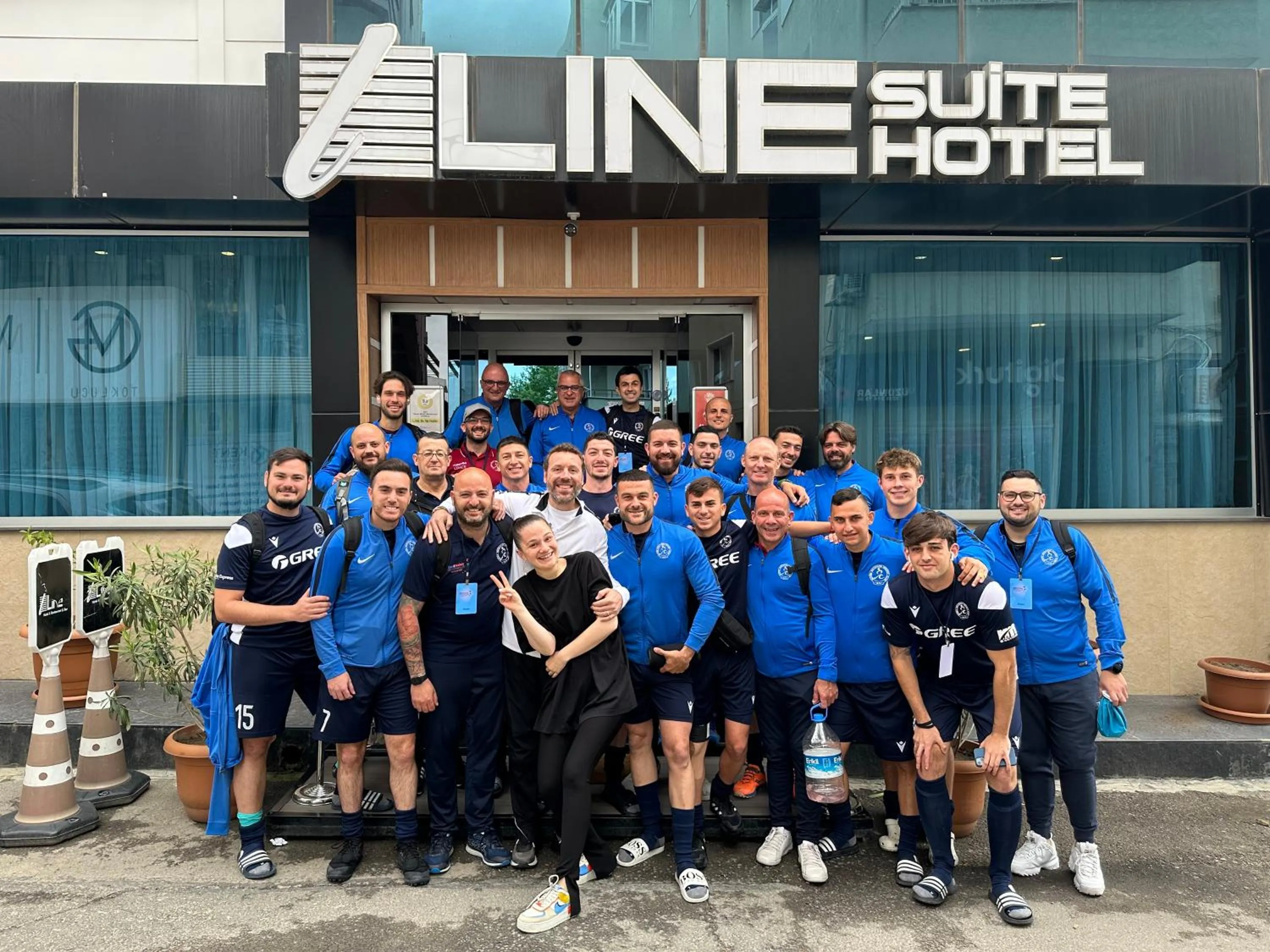 Property building in Line Suite Hotel