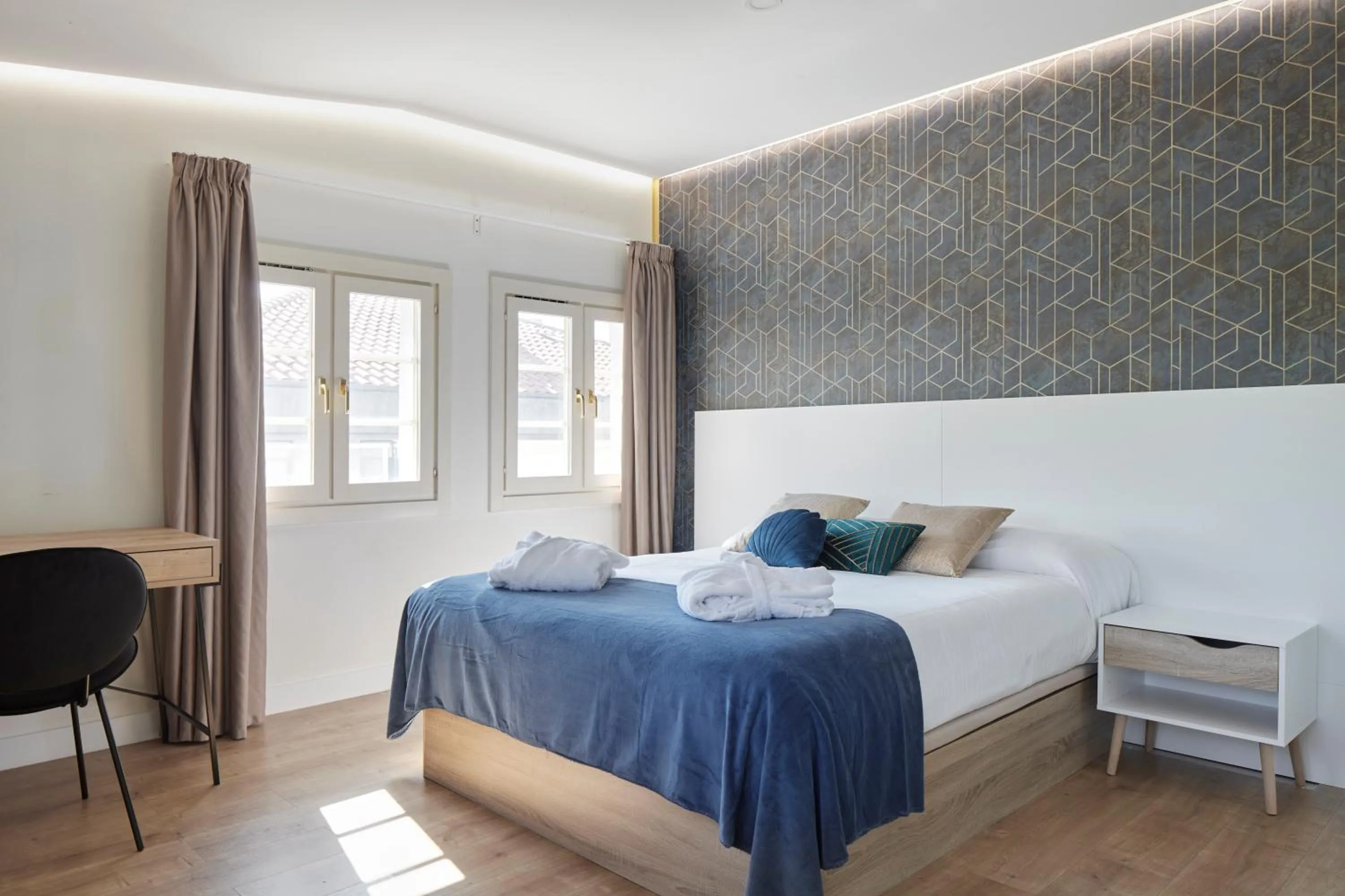 Bed in Hotel & Talasoterapia Zelai