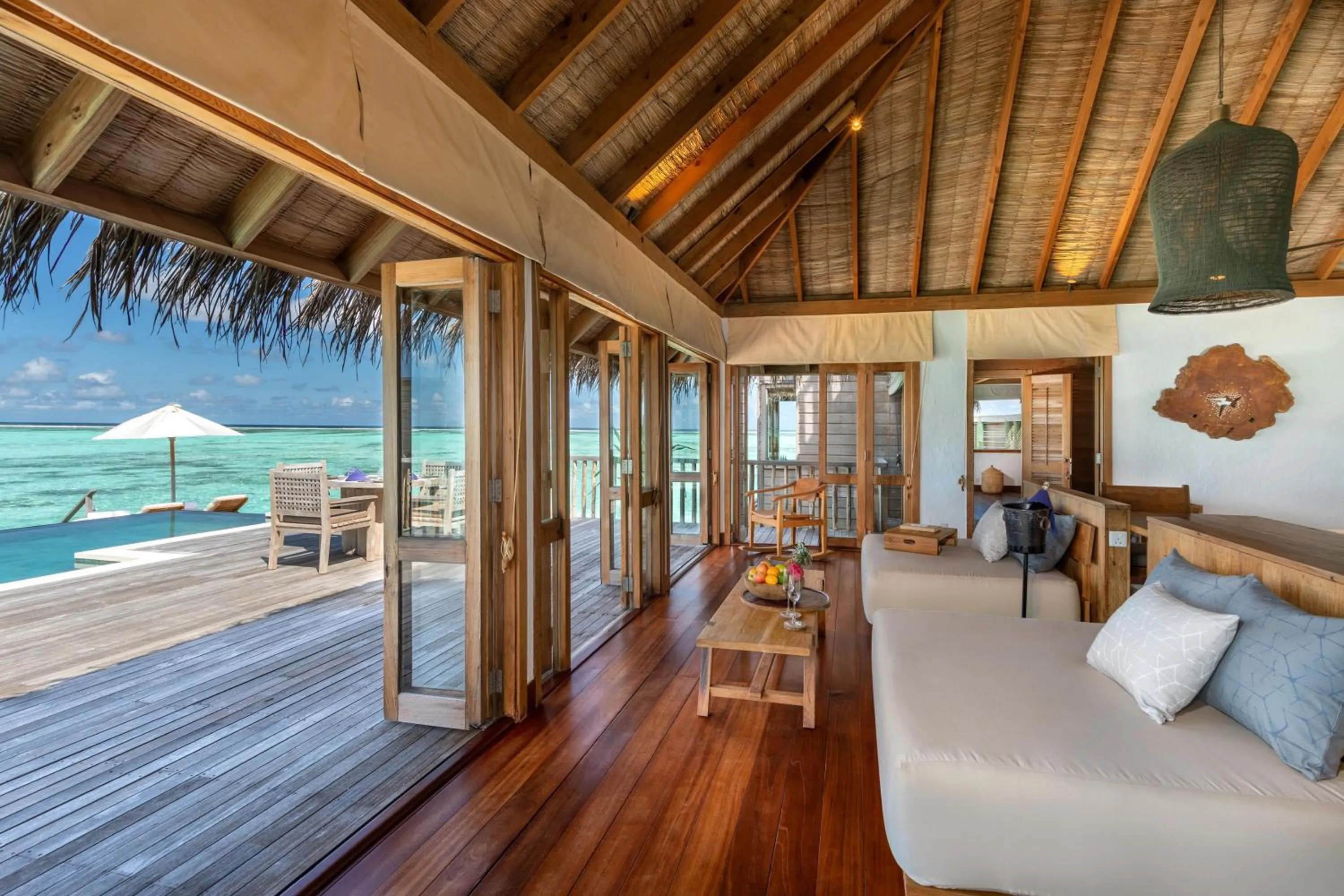 Patio in Gili Lankanfushi Maldives