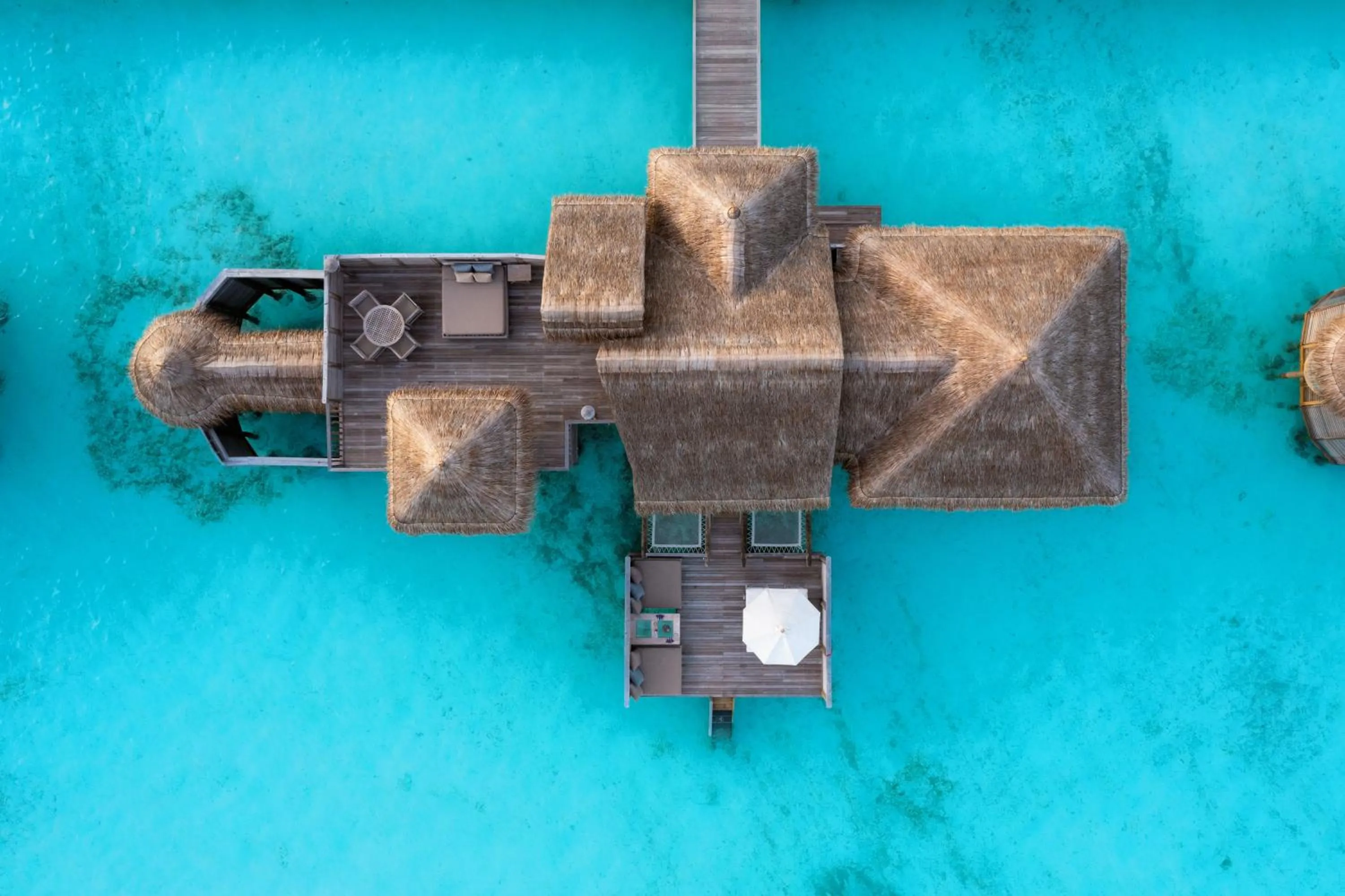 Bird's eye view in Gili Lankanfushi Maldives