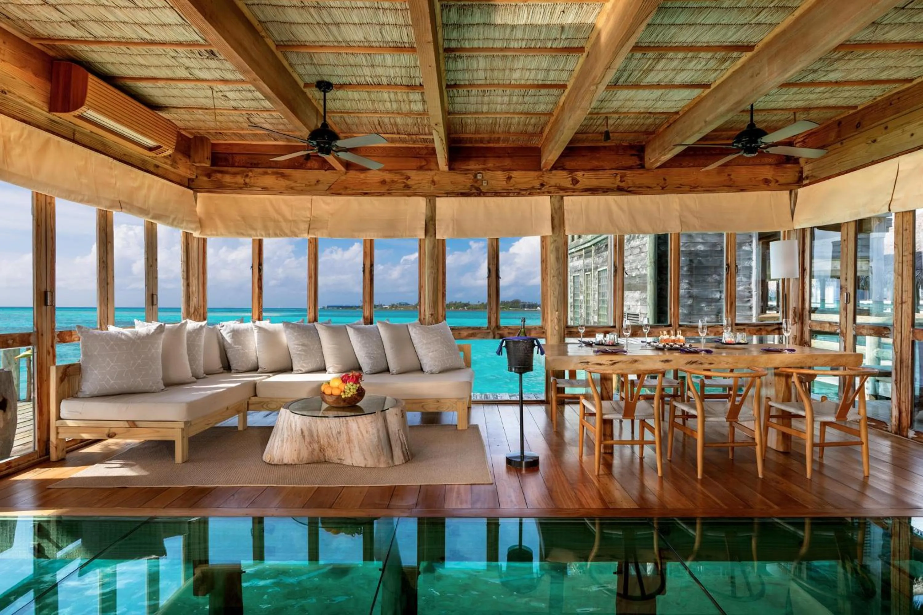 Living room in Gili Lankanfushi Maldives