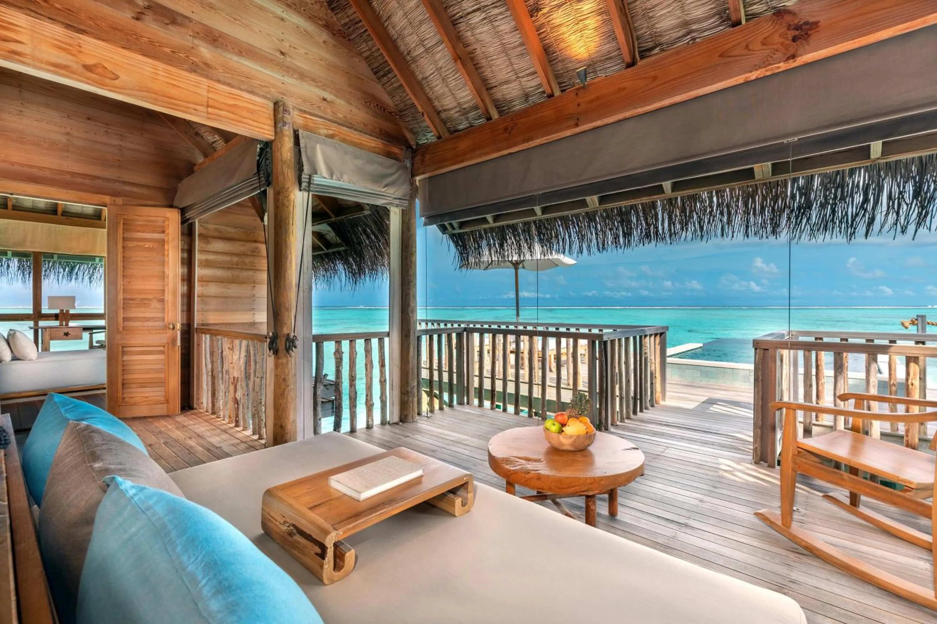 Patio in Gili Lankanfushi Maldives