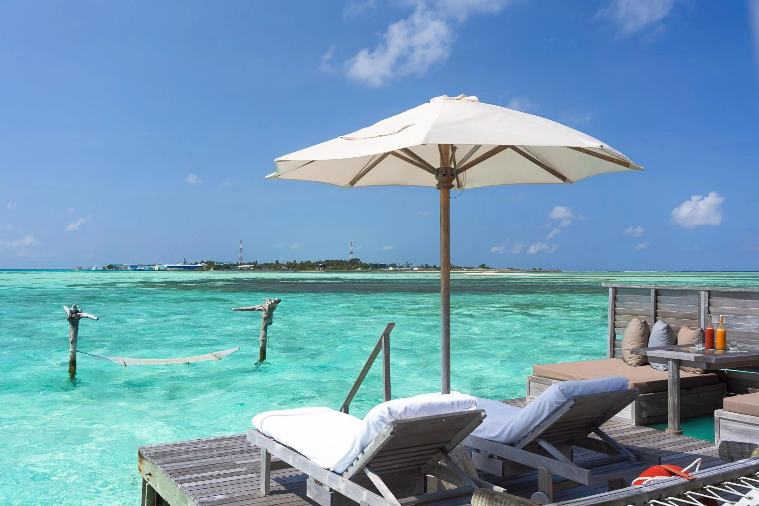 Patio in Gili Lankanfushi Maldives