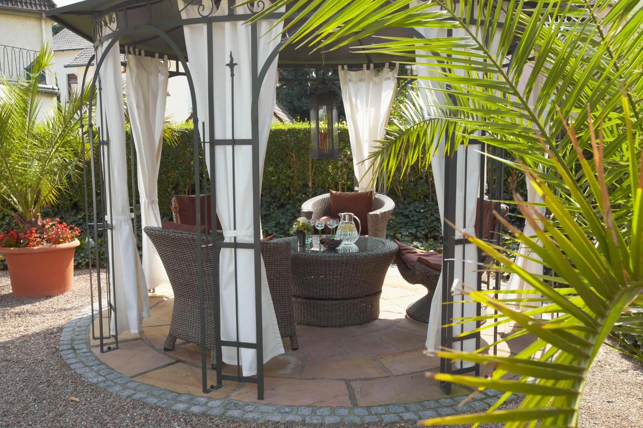 Garden in HotelHaus Ritter