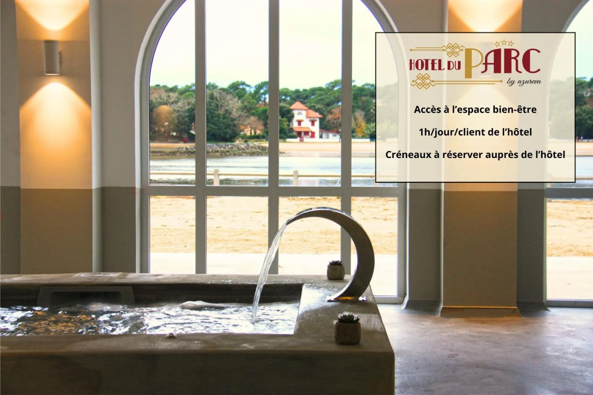 Spa and wellness centre/facilities in Hôtel du Parc & Spa