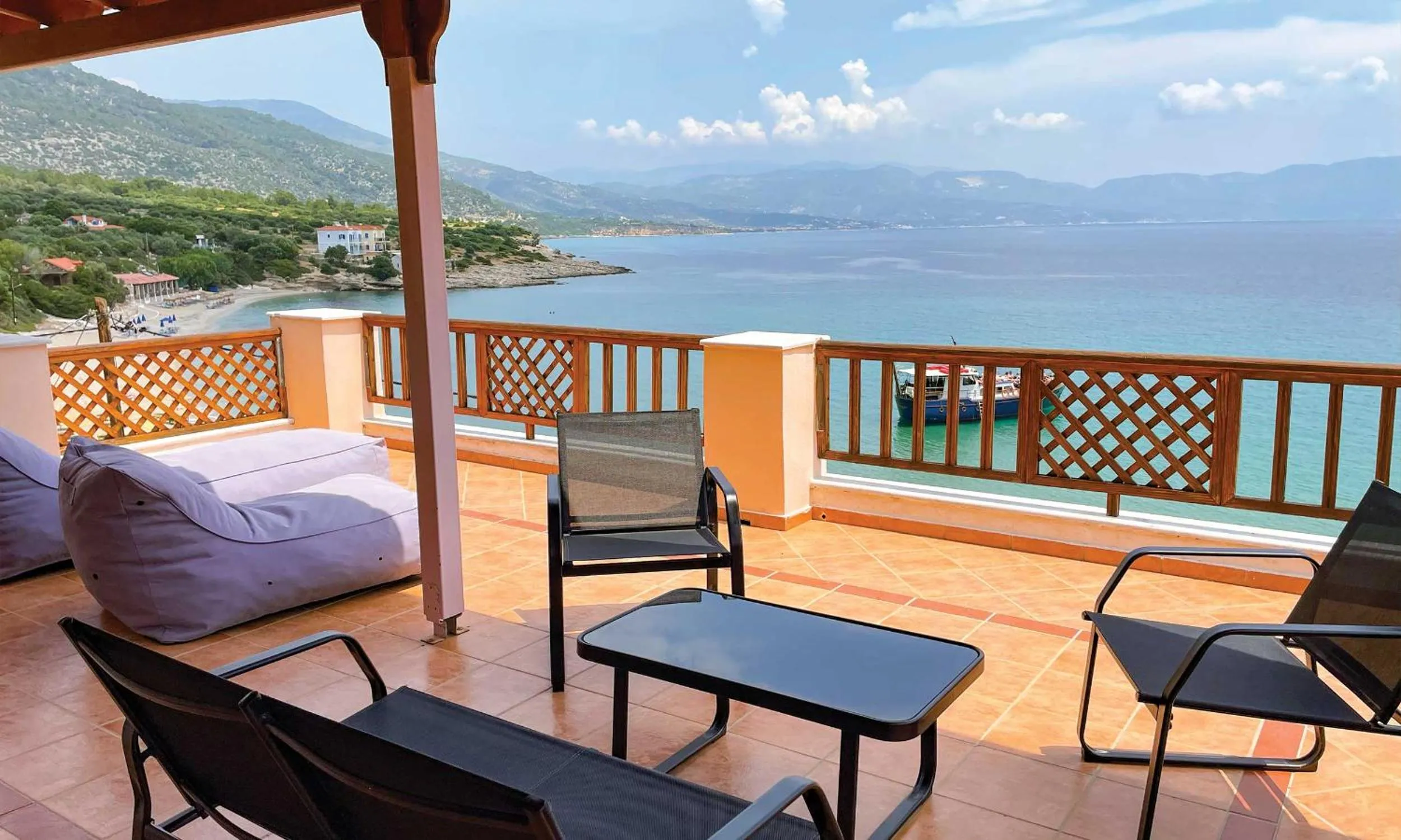 Balcony/Terrace in Nereides Seaside Apartments