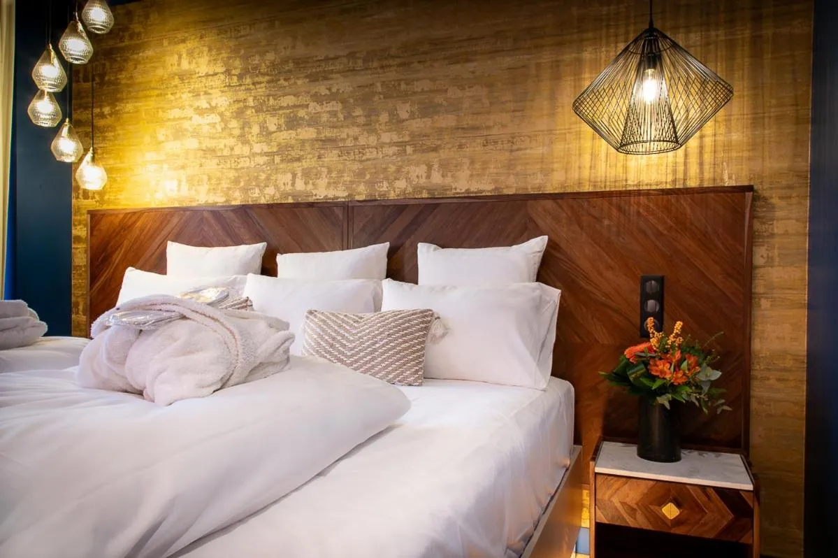 Bed in Hôtel Restaurant Vaillant Colmar Nord