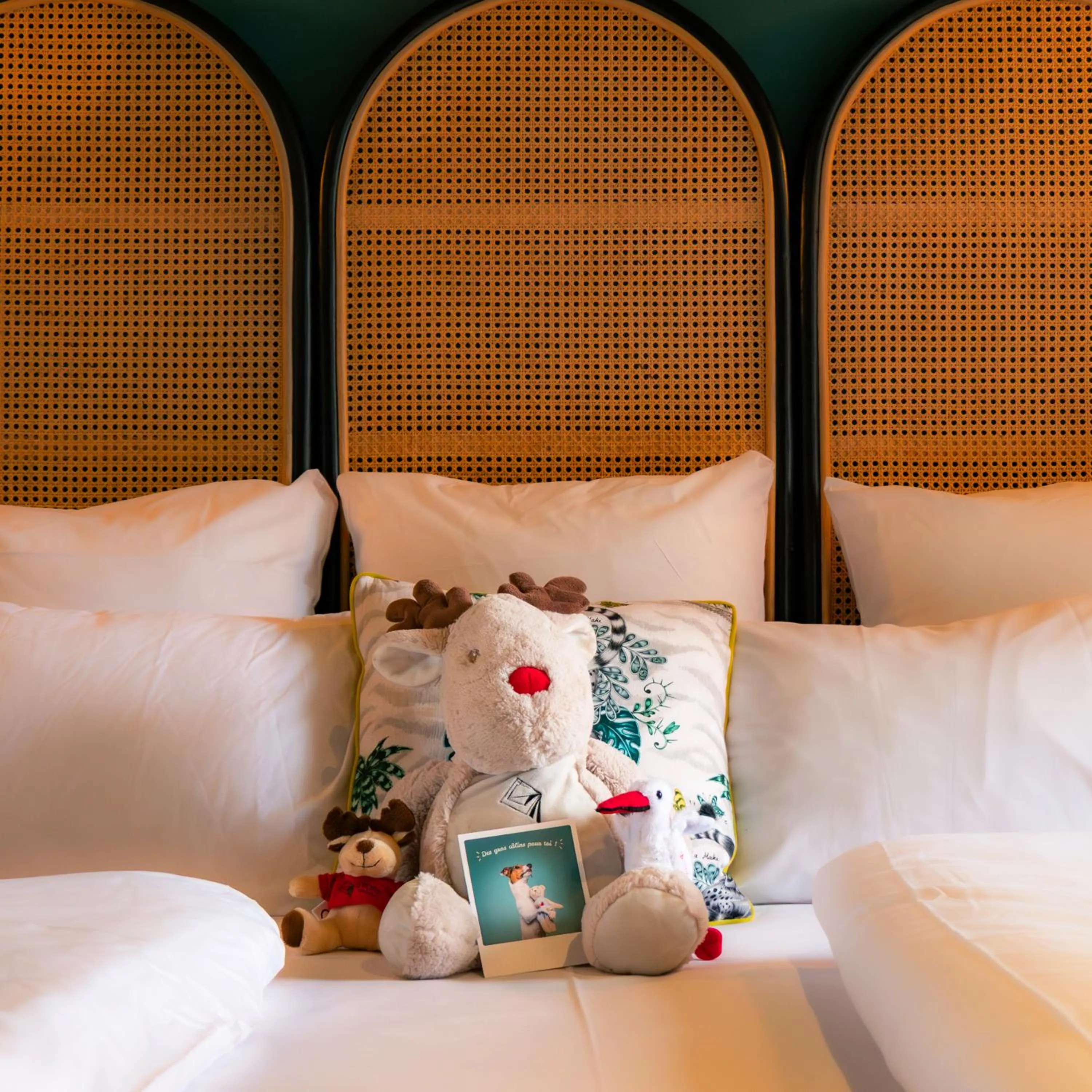 Bed in Hôtel Restaurant Vaillant Colmar Nord