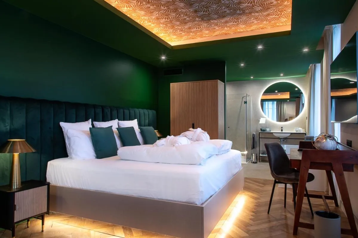 Bed in Hôtel Restaurant Vaillant Colmar Nord