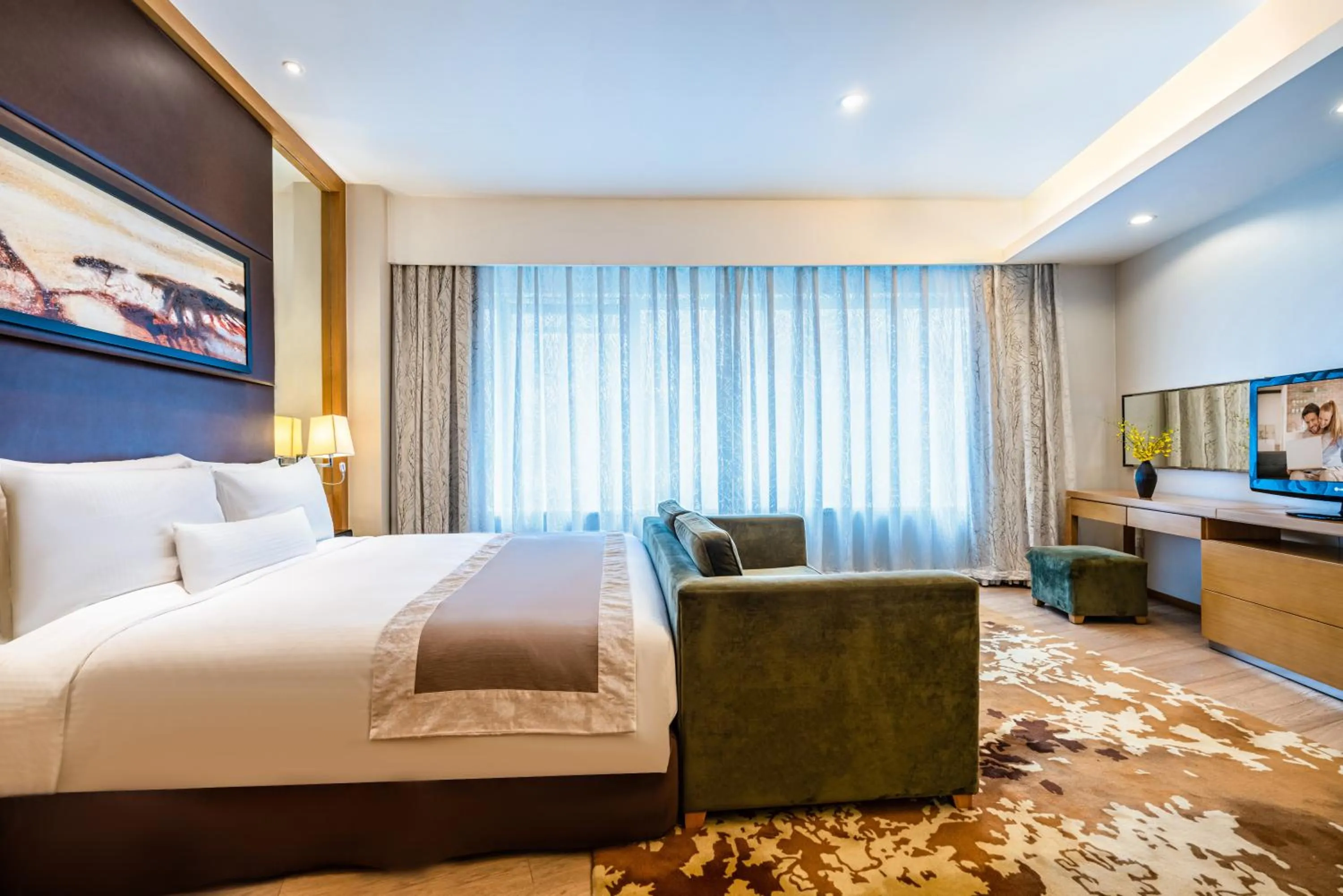 Bedroom, Bed in Somerset Riverview Chengdu