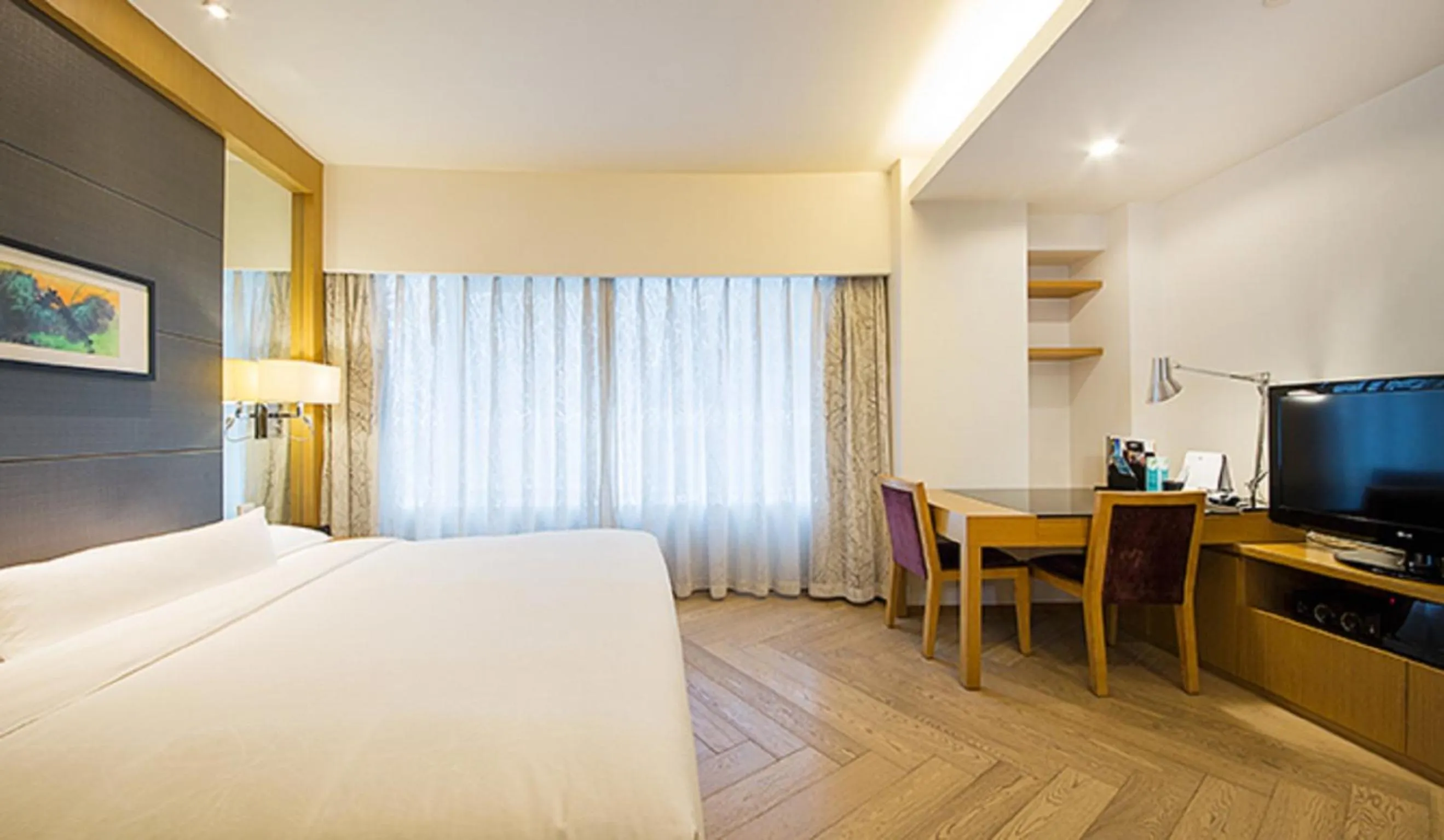 bunk bed, Bed in Somerset Riverview Chengdu-Near Tianfu Square