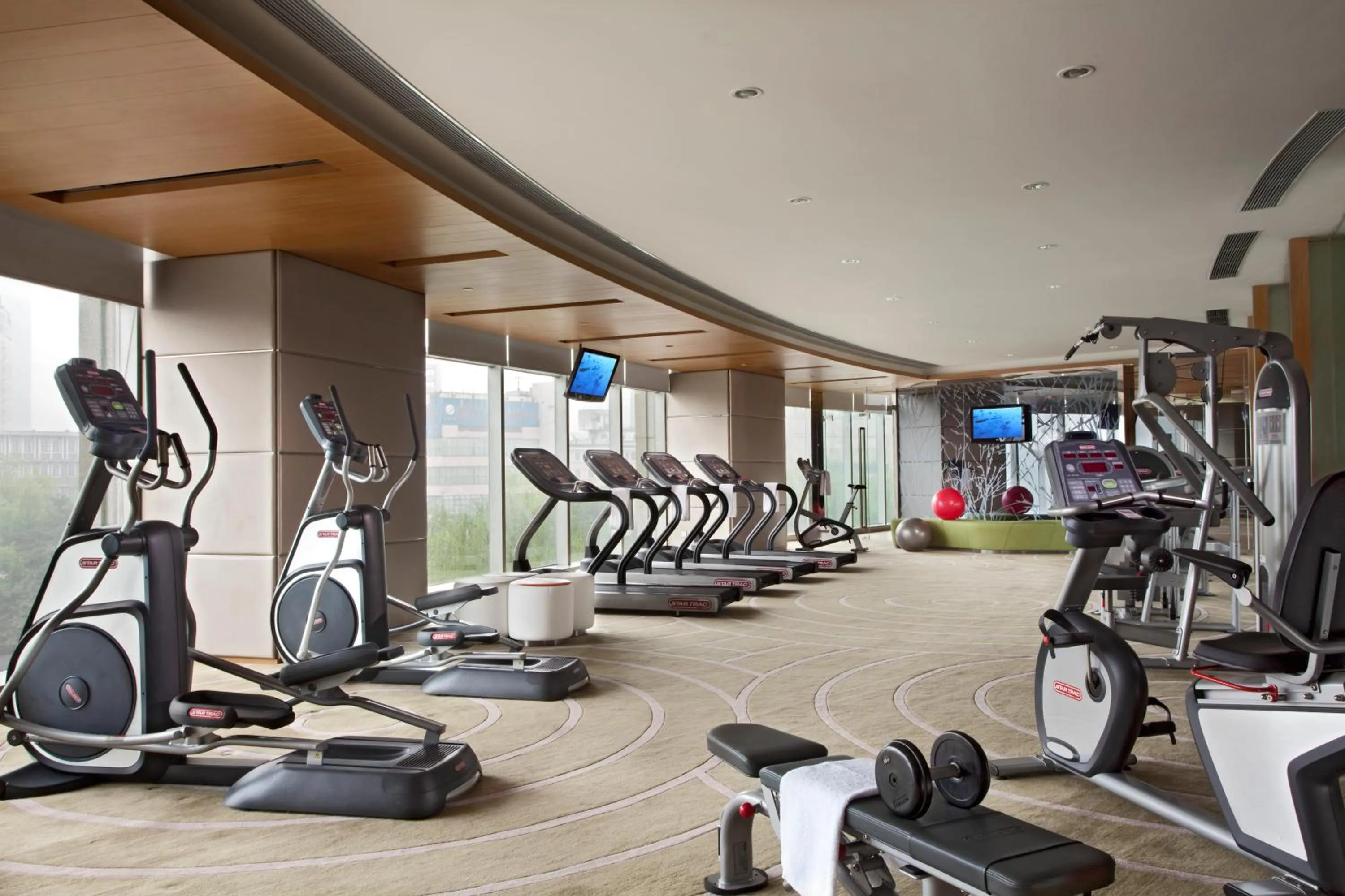 Fitness centre/facilities in Somerset Riverview Chengdu-Near Tianfu Square