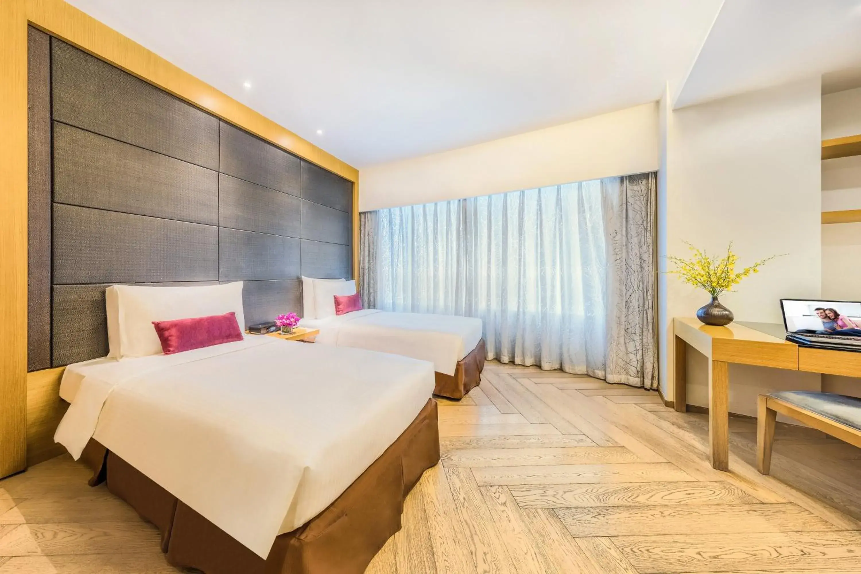Studio Executive Twin Bed Room in Somerset Riverview Chengdu-Near Tianfu Square Studio Executive Twin Bed Room in Somerset Riverview Chengdu-Near Tianfu Square