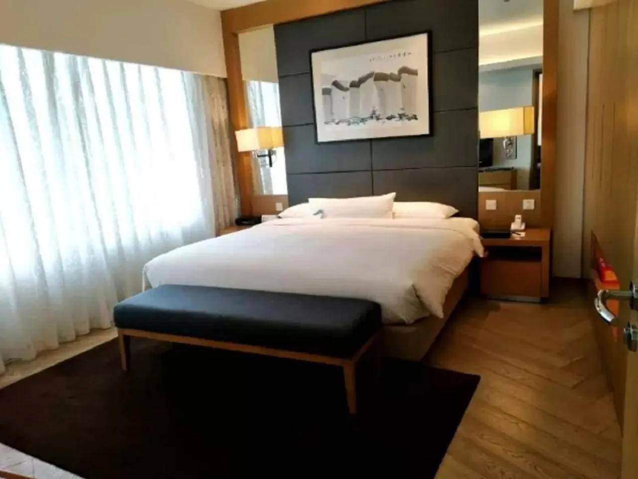 bunk bed, Bed in Somerset Riverview Chengdu-Near Tianfu Square